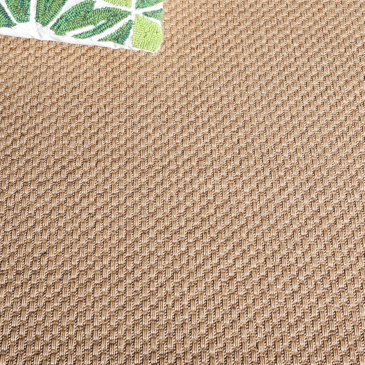 image:imageSAFAVIEH Washable Rug Outdoor Atrium Sisal Collection 53 x 76 Beige NonShedding amp Easy to Clean Ideal for Patio Backyard Mudroom ATM100BBeige