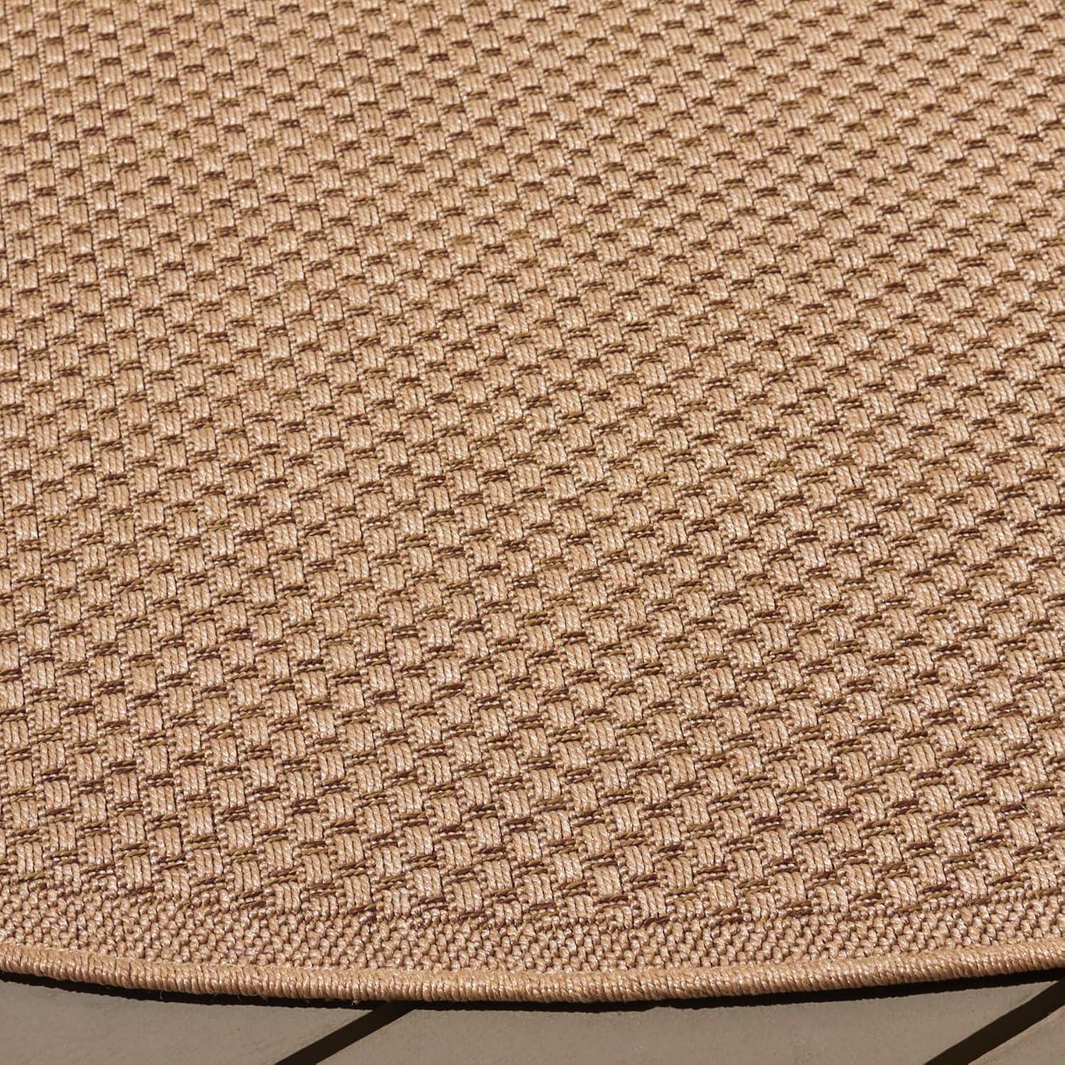 image:imageSAFAVIEH Washable Rug Outdoor Atrium Sisal Collection 53 x 76 Beige NonShedding amp Easy to Clean Ideal for Patio Backyard Mudroom ATM100BBeige