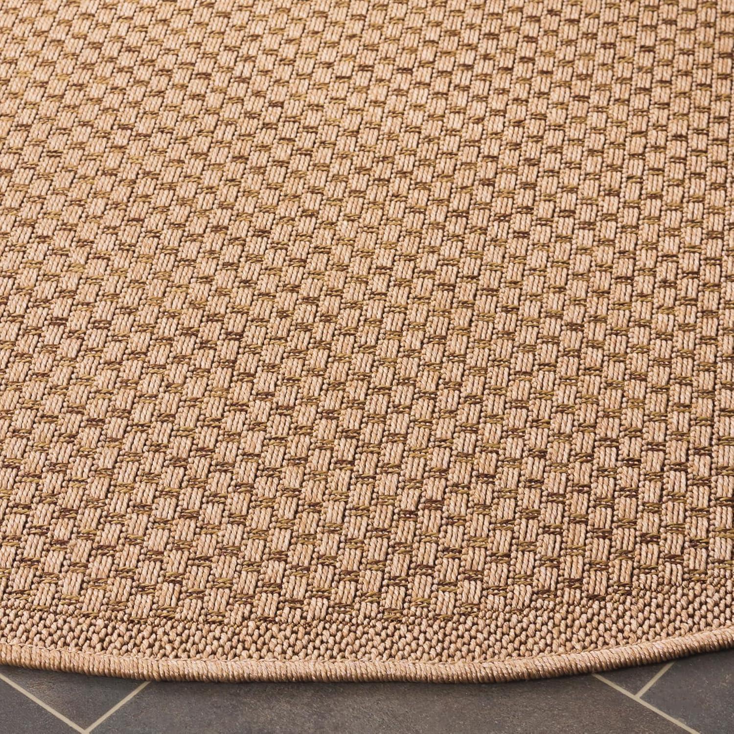 image:imageSAFAVIEH Washable Rug Outdoor Atrium Sisal Collection 53 x 76 Beige NonShedding amp Easy to Clean Ideal for Patio Backyard Mudroom ATM100BBeige