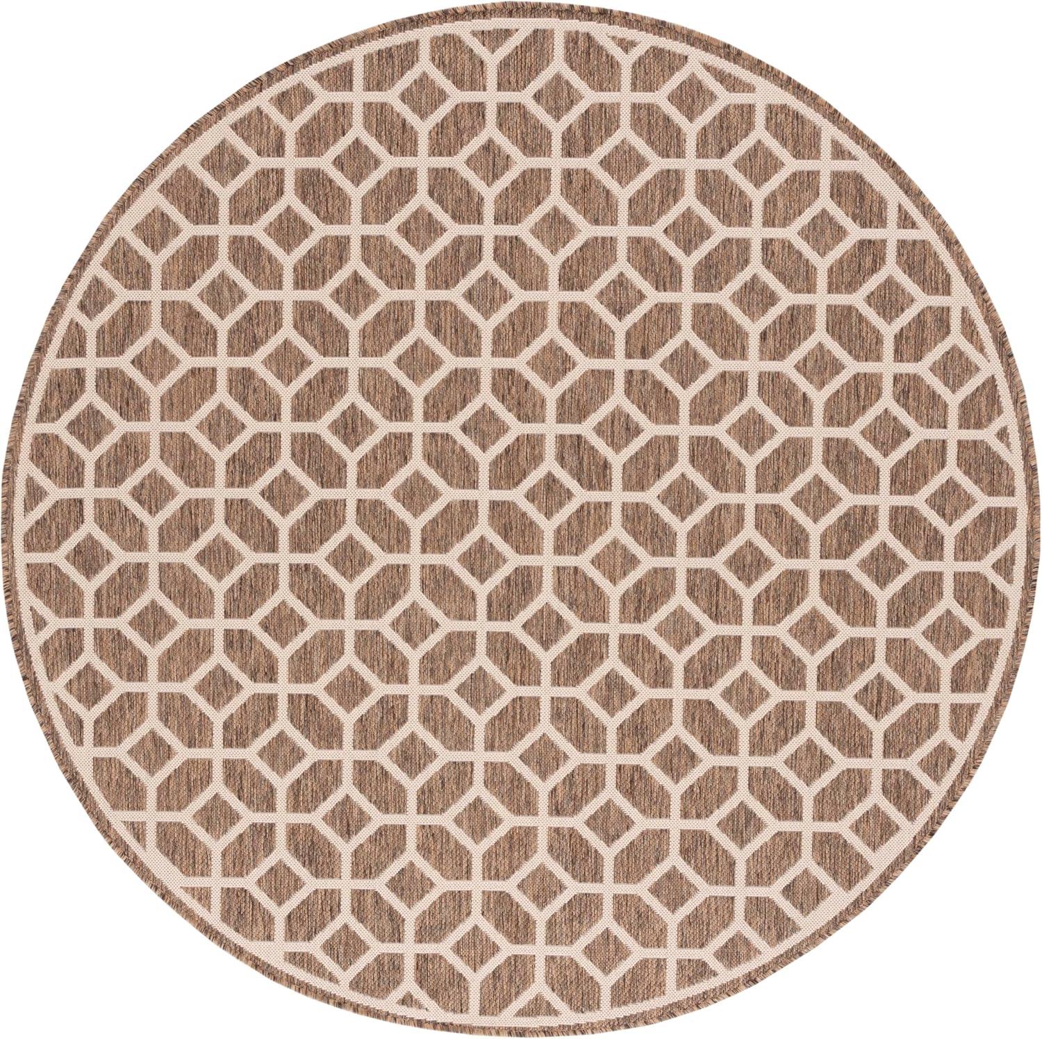 image:imageSAFAVIEH Washable Rug Outdoor Beach House Collection 8 x 10 Beige amp Cream NonShedding amp Easy to Clean Ideal for Patio Backyard Mudroom BHS127DBeigeCream