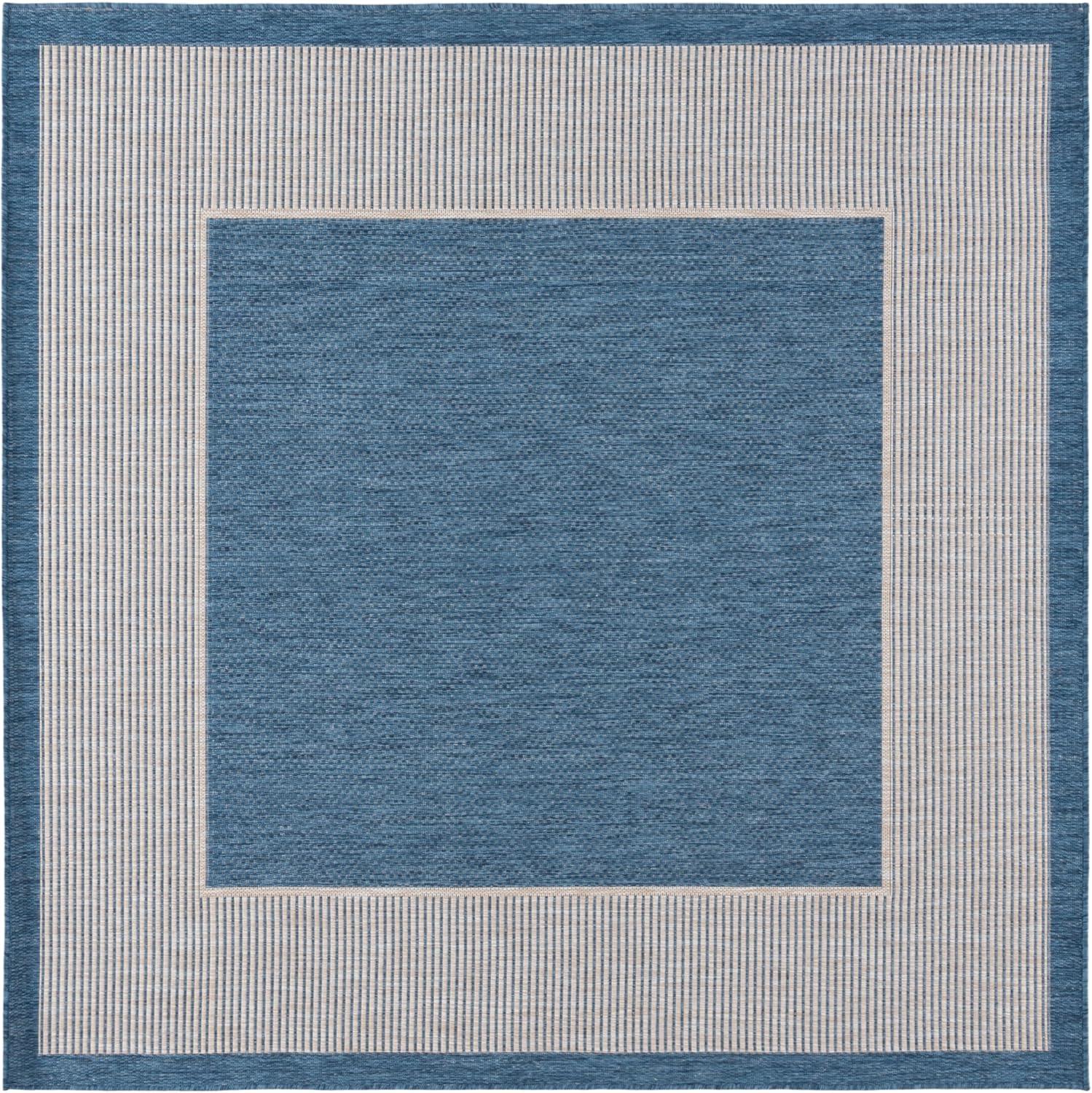 image:imageSAFAVIEH Washable Rug Outdoor Beach House Collection 8 x 10 Blue amp Ivory NonShedding amp Easy to Clean Ideal for Patio Backyard Mudroom BHS286MBlueIvory