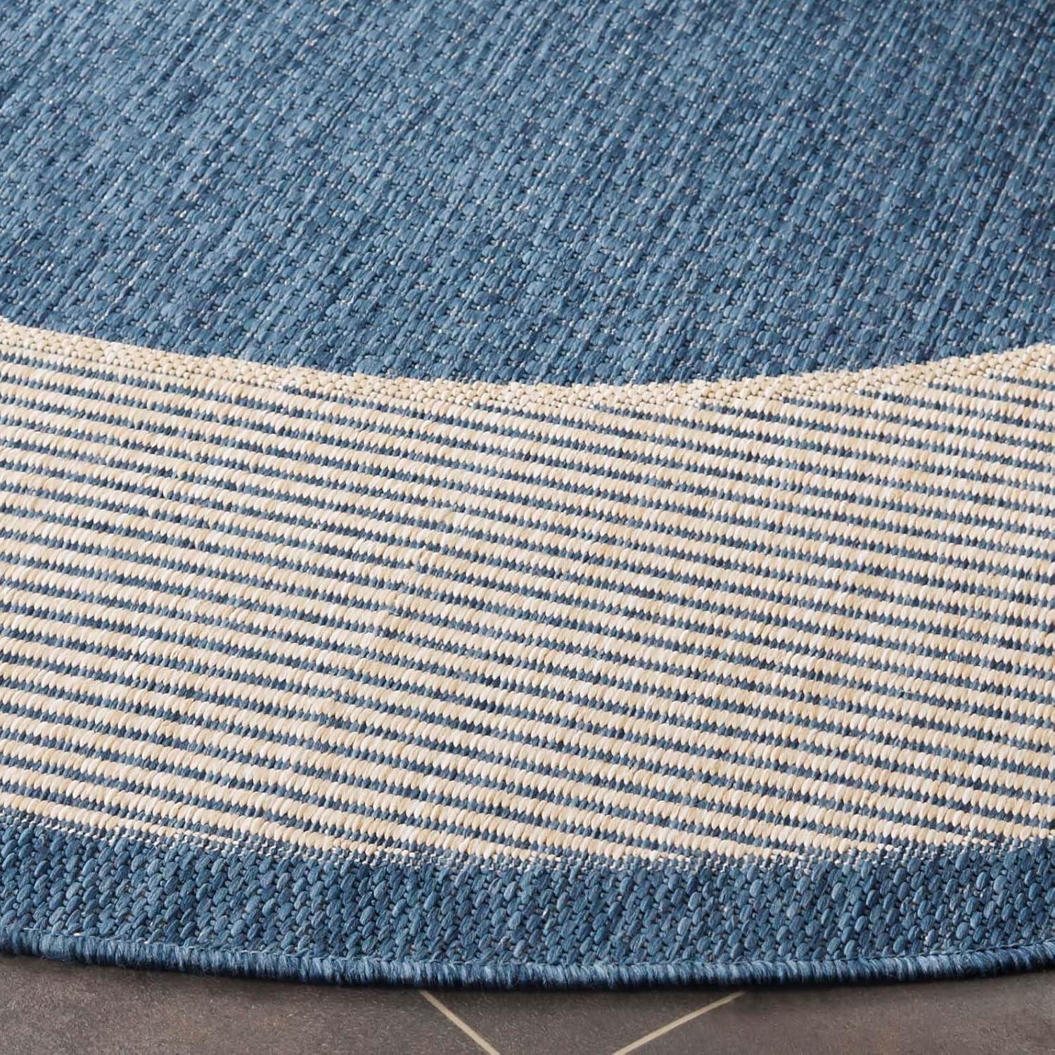 image:imageSAFAVIEH Washable Rug Outdoor Beach House Collection 8 x 10 Blue amp Ivory NonShedding amp Easy to Clean Ideal for Patio Backyard Mudroom BHS286MBlueIvory