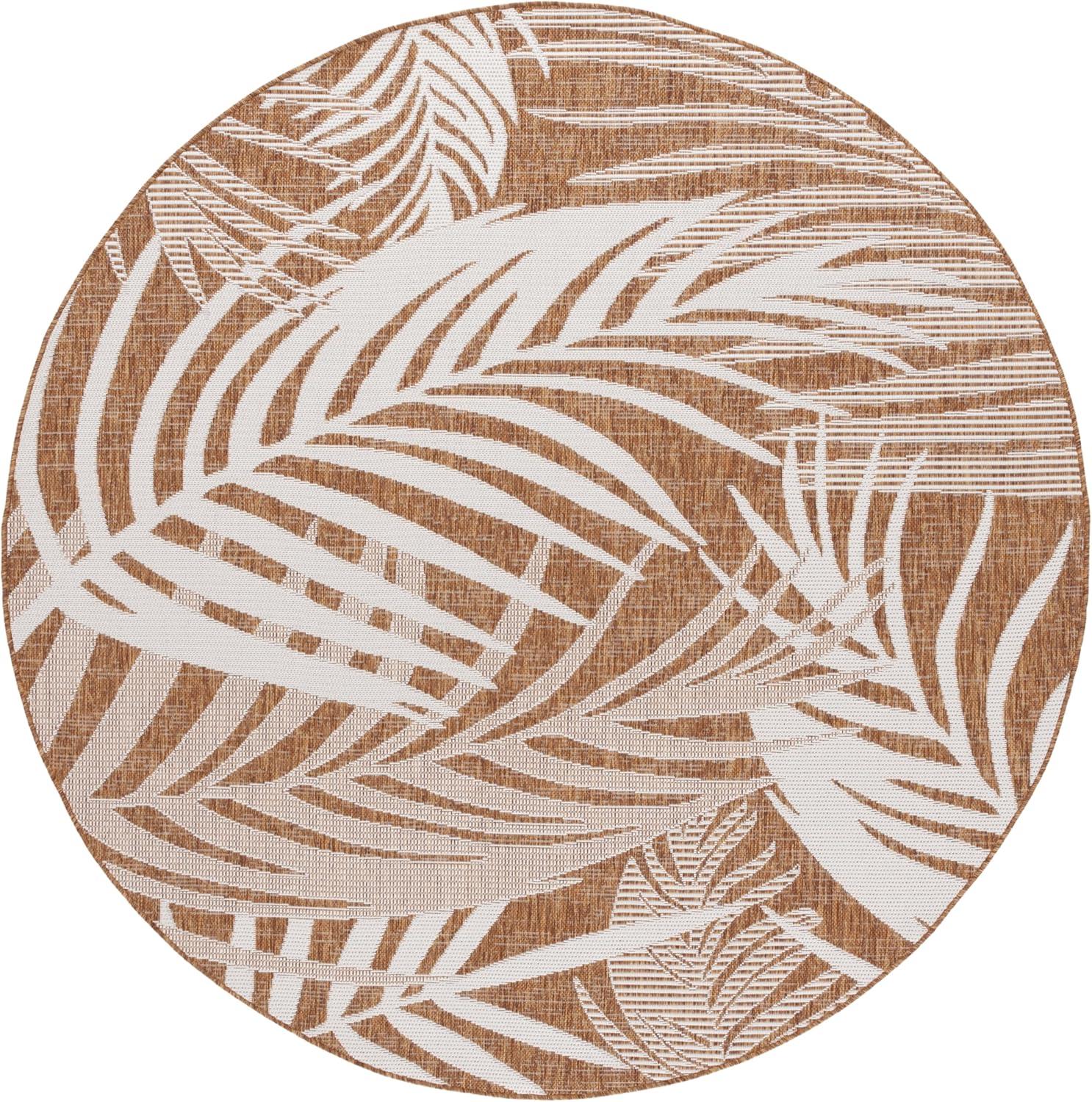 image:imageSAFAVIEH Washable Rug Outdoor Beach House Collection 8 x 10 Blue amp Ivory NonShedding amp Easy to Clean Ideal for Patio Backyard Mudroom BHS294MBrownIvory