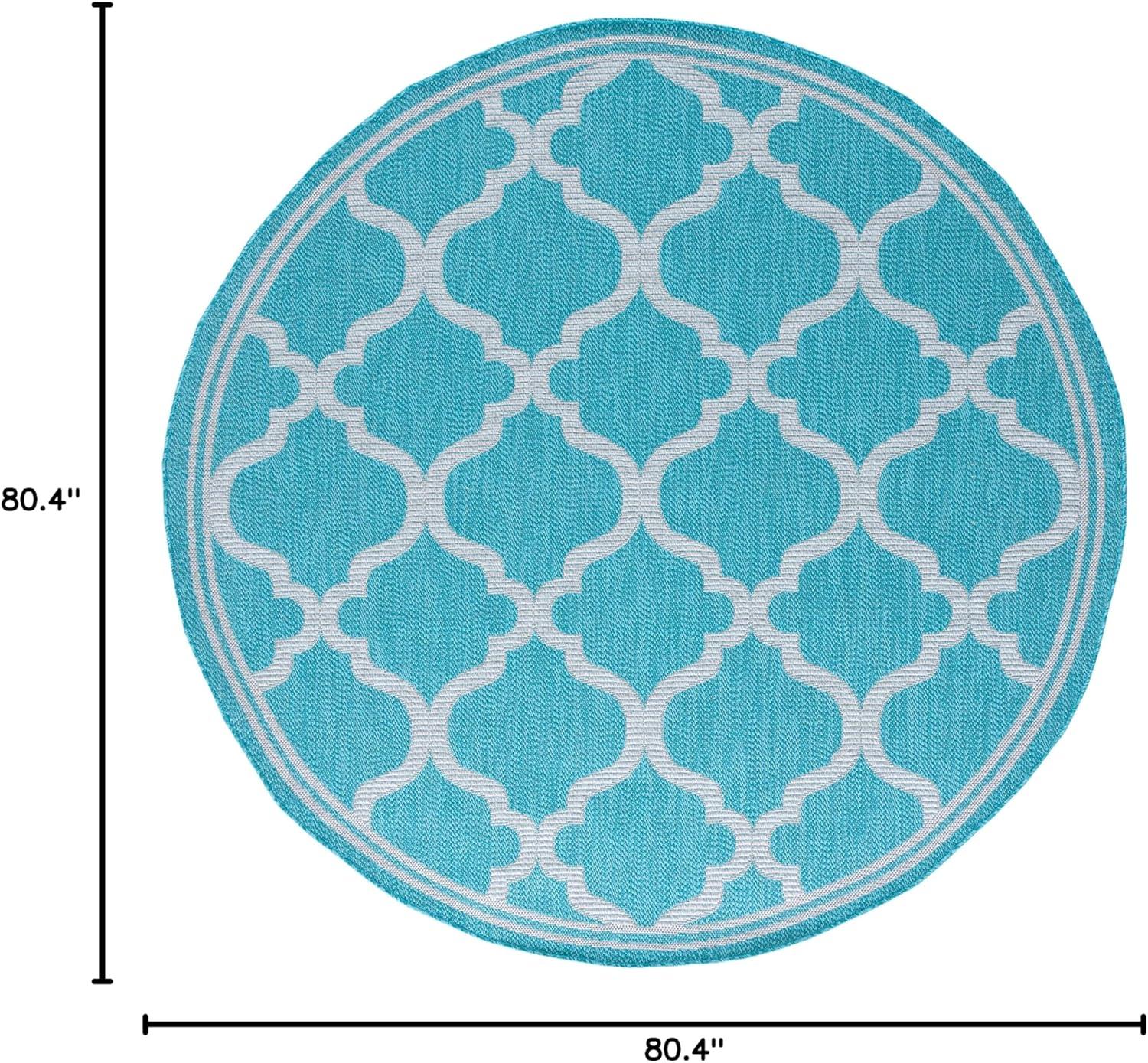 image:imageSAFAVIEH Washable Rug Outdoor Bermuda Collection 8 x 10 Ivory amp Charcoal NonShedding amp Easy to Clean Ideal for Patio Backyard Mudroom BMU810AAquaGrey