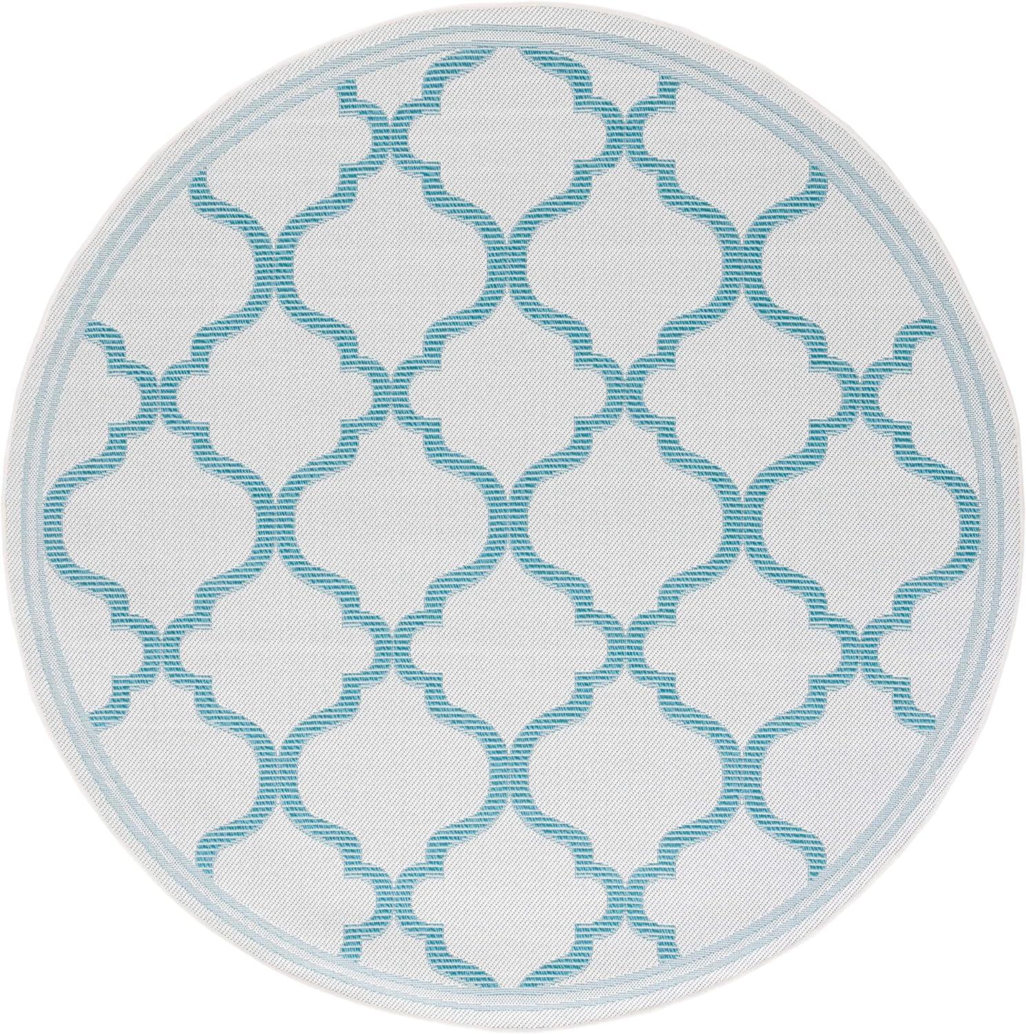 image:imageSAFAVIEH Washable Rug Outdoor Bermuda Collection 8 x 10 Ivory amp Charcoal NonShedding amp Easy to Clean Ideal for Patio Backyard Mudroom BMU810ABeigeAqua