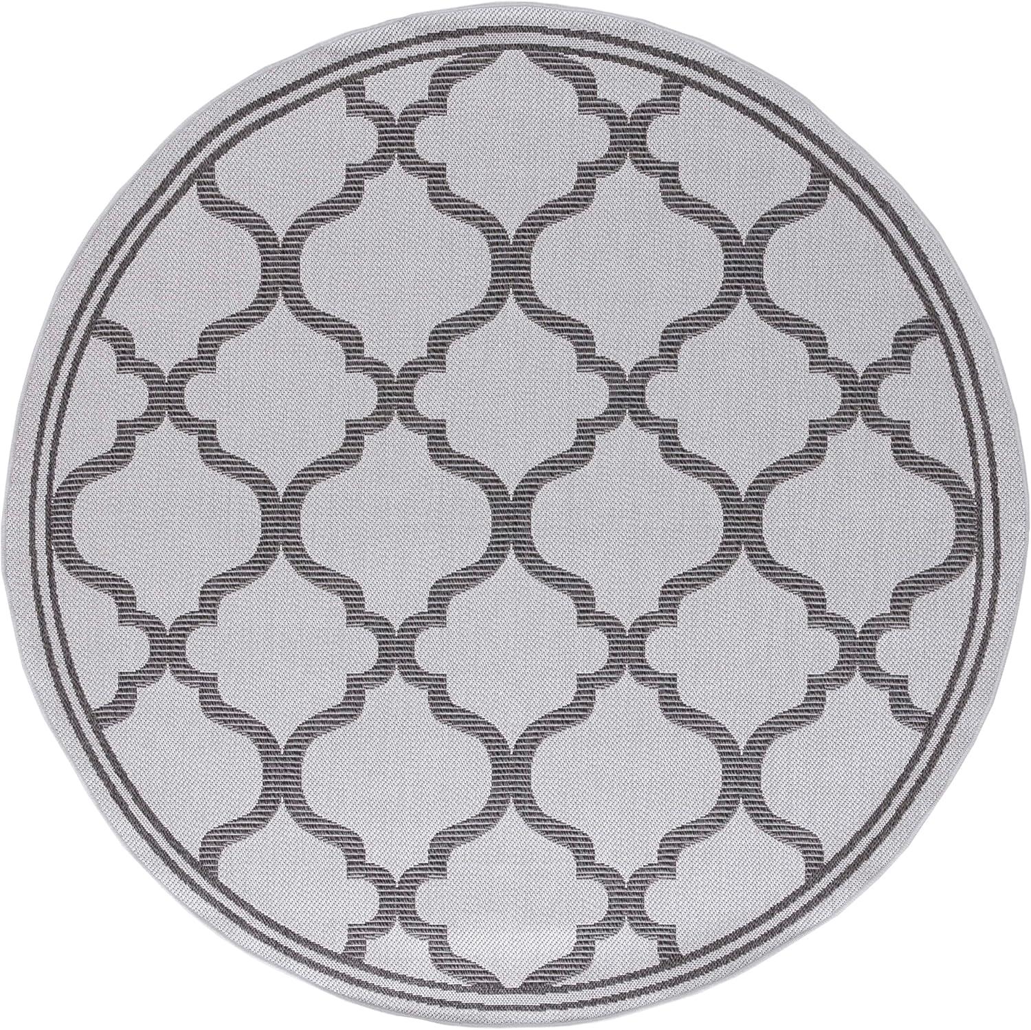 image:imageSAFAVIEH Washable Rug Outdoor Bermuda Collection 8 x 10 Ivory amp Charcoal NonShedding amp Easy to Clean Ideal for Patio Backyard Mudroom BMU810AGreyBrown