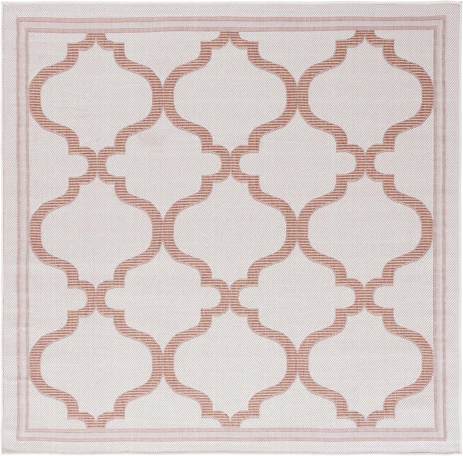 image:imageSAFAVIEH Washable Rug Outdoor Bermuda Collection 8 x 10 Ivory amp Charcoal NonShedding amp Easy to Clean Ideal for Patio Backyard Mudroom BMU810AIvoryRust
