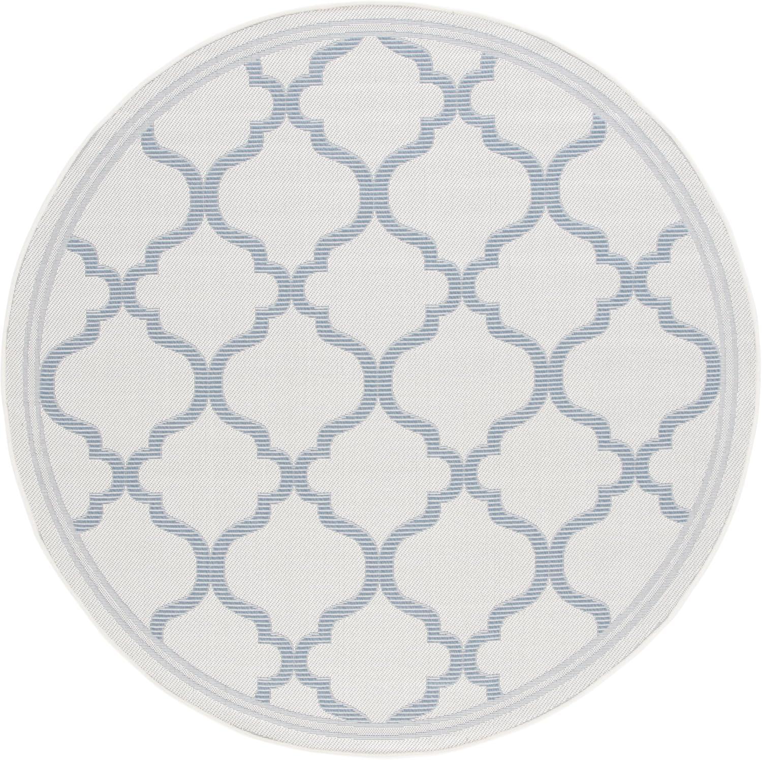 image:imageSAFAVIEH Washable Rug Outdoor Bermuda Collection 8 x 10 Ivory amp Charcoal NonShedding amp Easy to Clean Ideal for Patio Backyard Mudroom BMU810AIvoryBlue