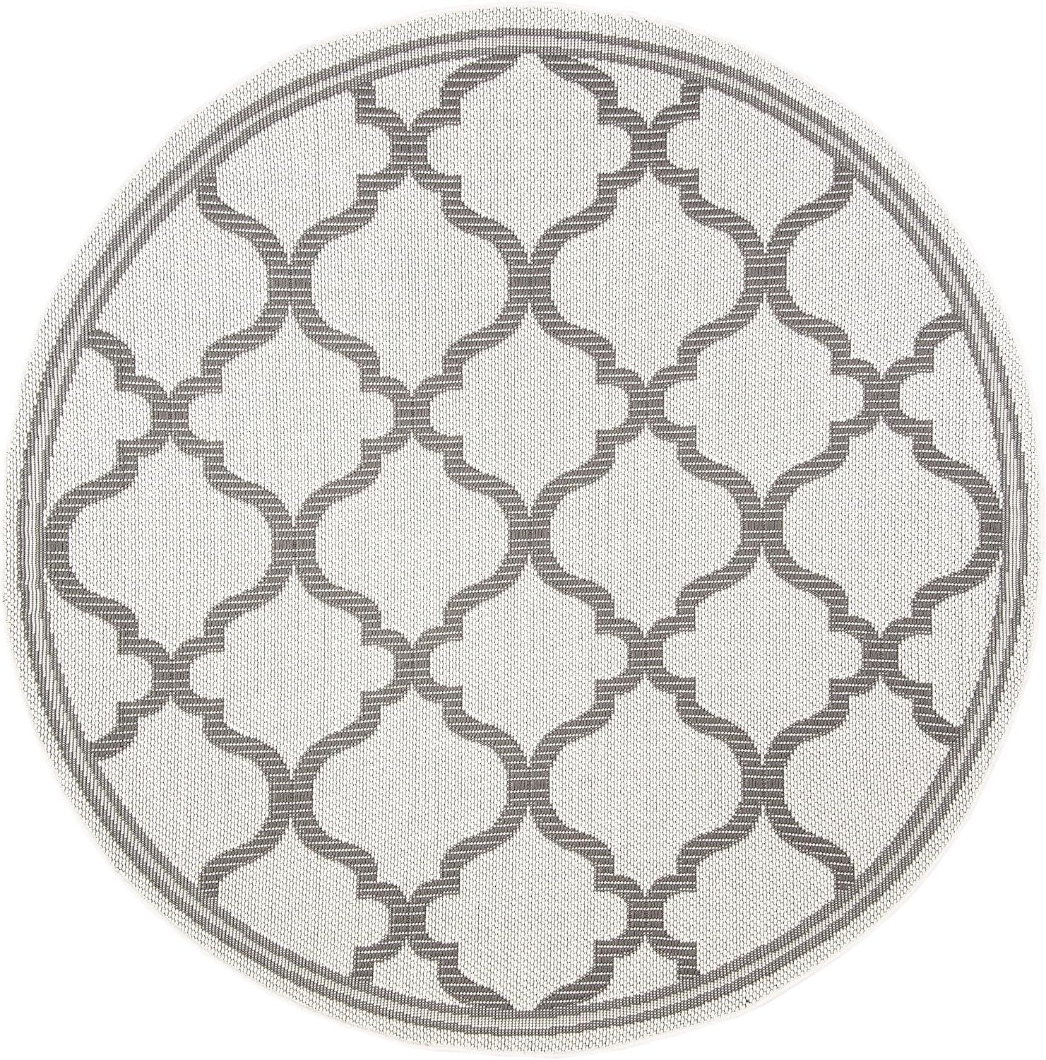 image:imageSAFAVIEH Washable Rug Outdoor Bermuda Collection 8 x 10 Ivory amp Charcoal NonShedding amp Easy to Clean Ideal for Patio Backyard Mudroom BMU810AIvoryGrey