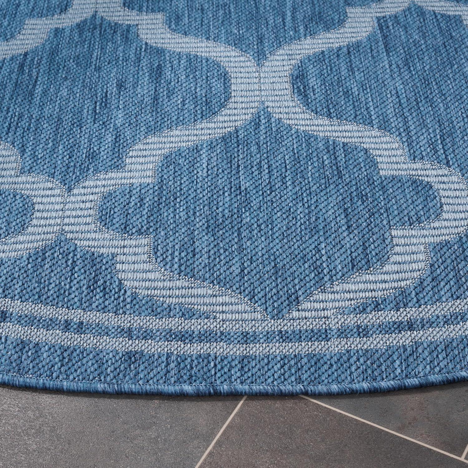 image:imageSAFAVIEH Washable Rug Outdoor Bermuda Collection 8 x 10 Ivory amp Charcoal NonShedding amp Easy to Clean Ideal for Patio Backyard Mudroom BMU810ANavy