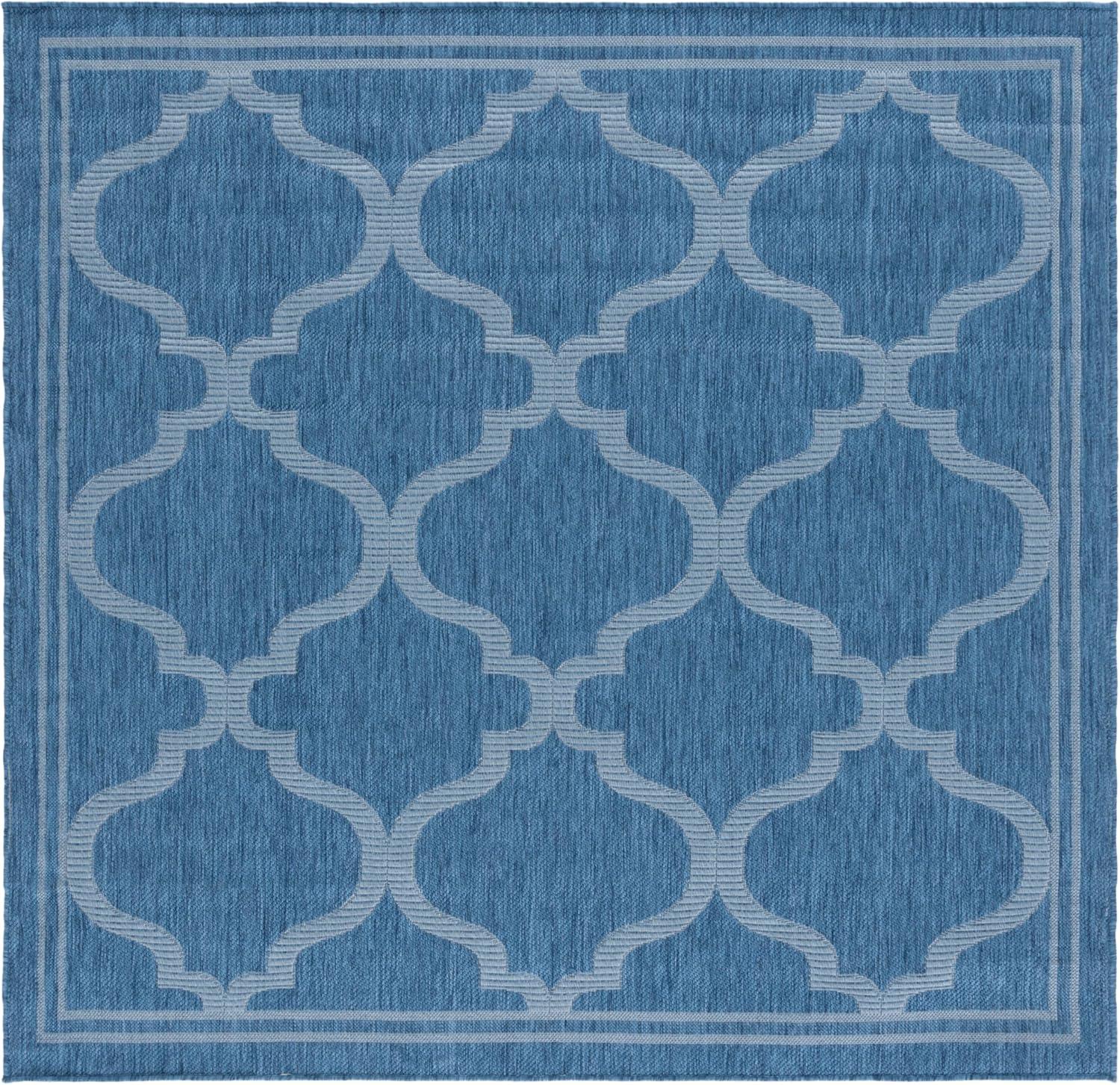 image:imageSAFAVIEH Washable Rug Outdoor Bermuda Collection 8 x 10 Ivory amp Charcoal NonShedding amp Easy to Clean Ideal for Patio Backyard Mudroom BMU810ANavy