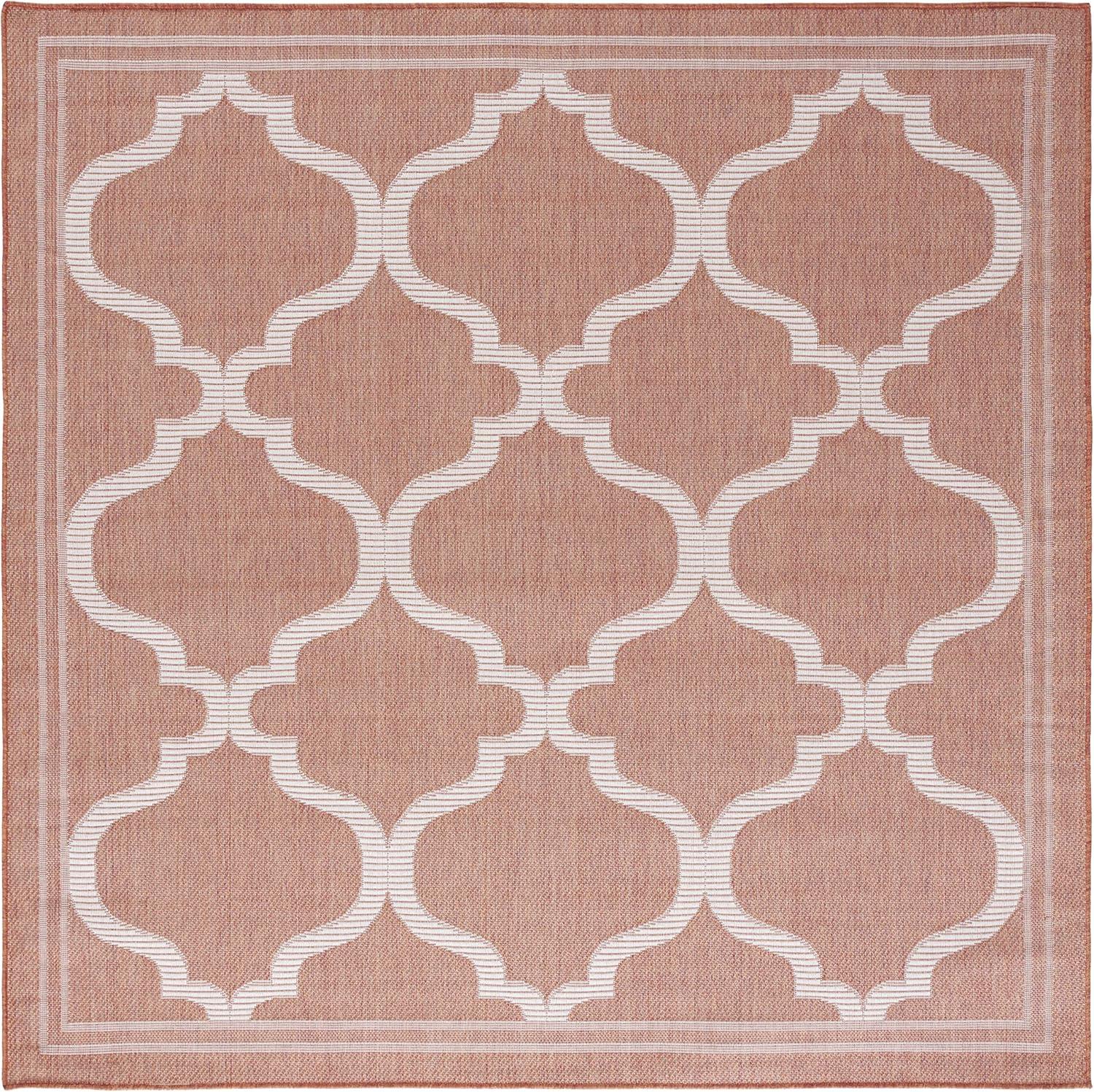 image:imageSAFAVIEH Washable Rug Outdoor Bermuda Collection 8 x 10 Ivory amp Charcoal NonShedding amp Easy to Clean Ideal for Patio Backyard Mudroom BMU810ARustIvory