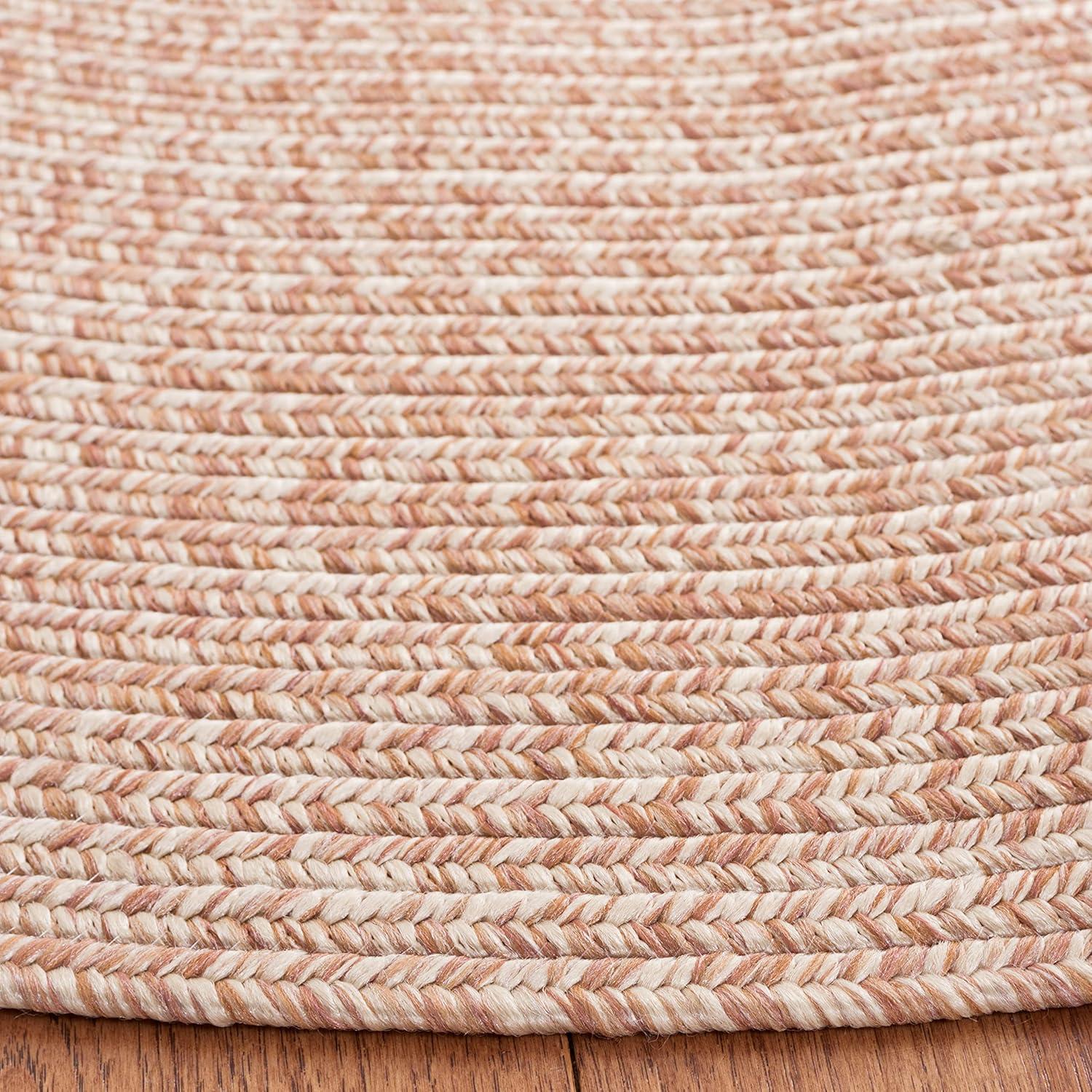 image:imageSAFAVIEH Washable Rug Outdoor Braided Collection 8 x 10 Grey amp Ivory Handmade amp Reversible NonShedding amp Easy to Clean Ideal for Patio Backyard Mudroom BRA201FNatural
