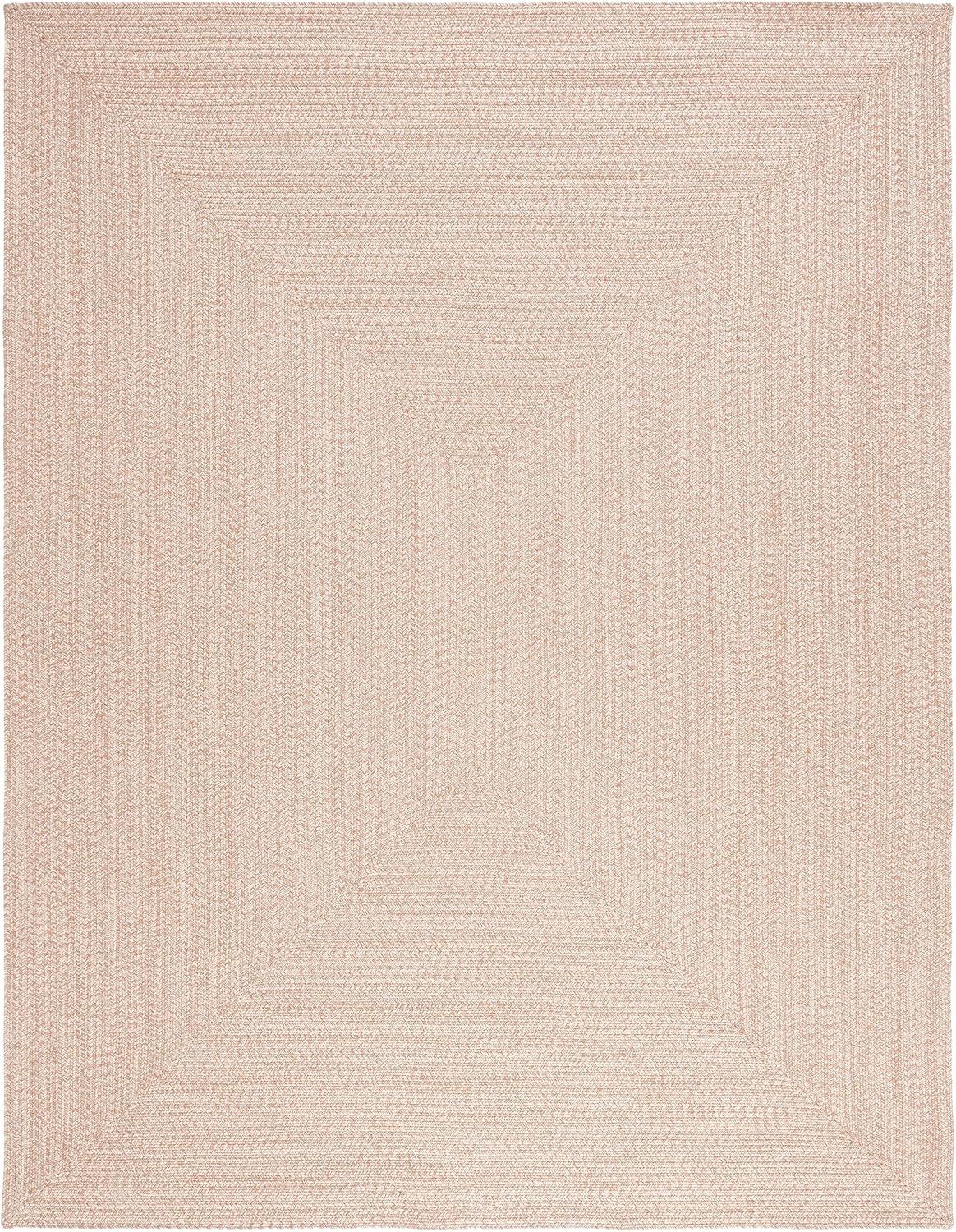 image:imageSAFAVIEH Washable Rug Outdoor Braided Collection 8 x 10 Grey amp Ivory Handmade amp Reversible NonShedding amp Easy to Clean Ideal for Patio Backyard Mudroom BRA201FNatural