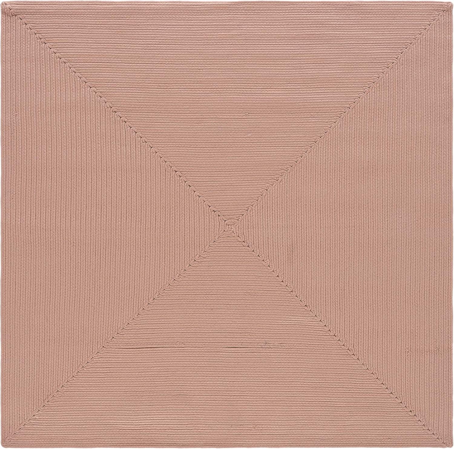 image:imageSAFAVIEH Washable Rug Outdoor Braided Collection 8 x 10 Grey amp Ivory Handmade amp Reversible NonShedding amp Easy to Clean Ideal for Patio Backyard Mudroom BRA201FPeach