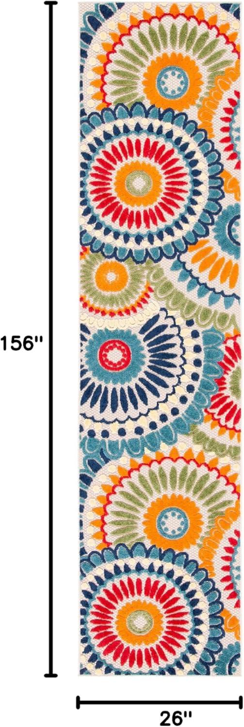 image:imageSAFAVIEH Washable Rug Outdoor Cabana Collection 8 x 10 Grey amp Ivory NonShedding amp Easy to Clean Ideal for Patio Backyard Mudroom CBN382FBlueIvory