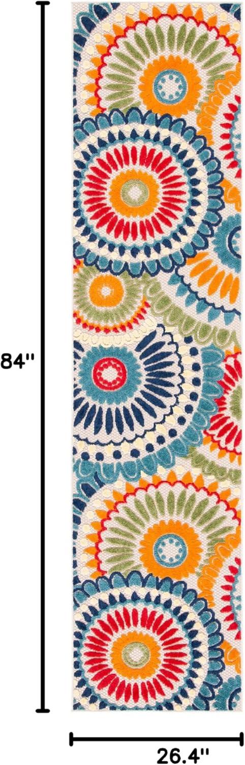image:imageSAFAVIEH Washable Rug Outdoor Cabana Collection 8 x 10 Grey amp Ivory NonShedding amp Easy to Clean Ideal for Patio Backyard Mudroom CBN382FBlueIvory