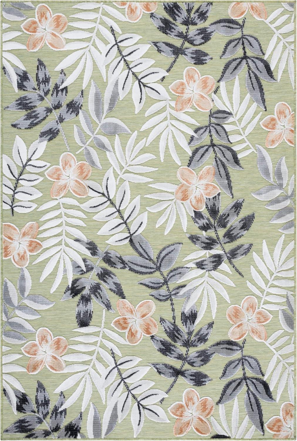 image:imageSAFAVIEH Washable Rug Outdoor Cabana Collection 9 x 12 Blue amp Grey NonShedding amp Easy to Clean Ideal for Patio Backyard Mudroom CBN405MOliveGrey