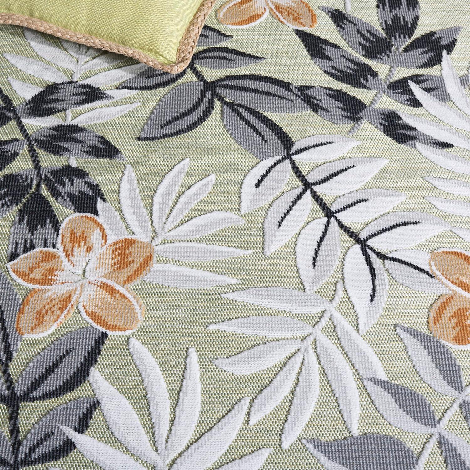 image:imageSAFAVIEH Washable Rug Outdoor Cabana Collection 9 x 12 Blue amp Grey NonShedding amp Easy to Clean Ideal for Patio Backyard Mudroom CBN405MOliveGrey