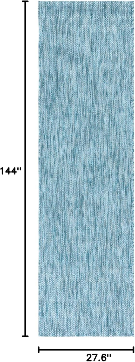 image:imageSAFAVIEH Washable Rug Outdoor Courtyard Collection 10 x 14 Grey NonShedding amp Easy Cleaning Ideal for Patio Backyard Mudroom CY852036811Aqua