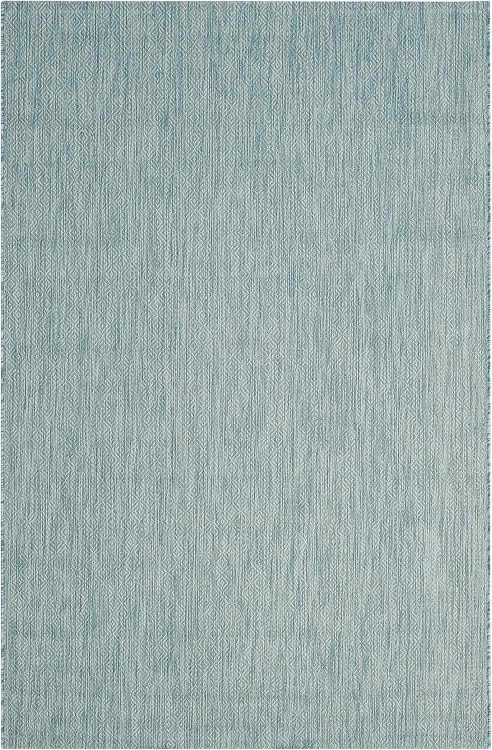 image:imageSAFAVIEH Washable Rug Outdoor Courtyard Collection 10 x 14 Grey NonShedding amp Easy Cleaning Ideal for Patio Backyard Mudroom CY852036811Aqua