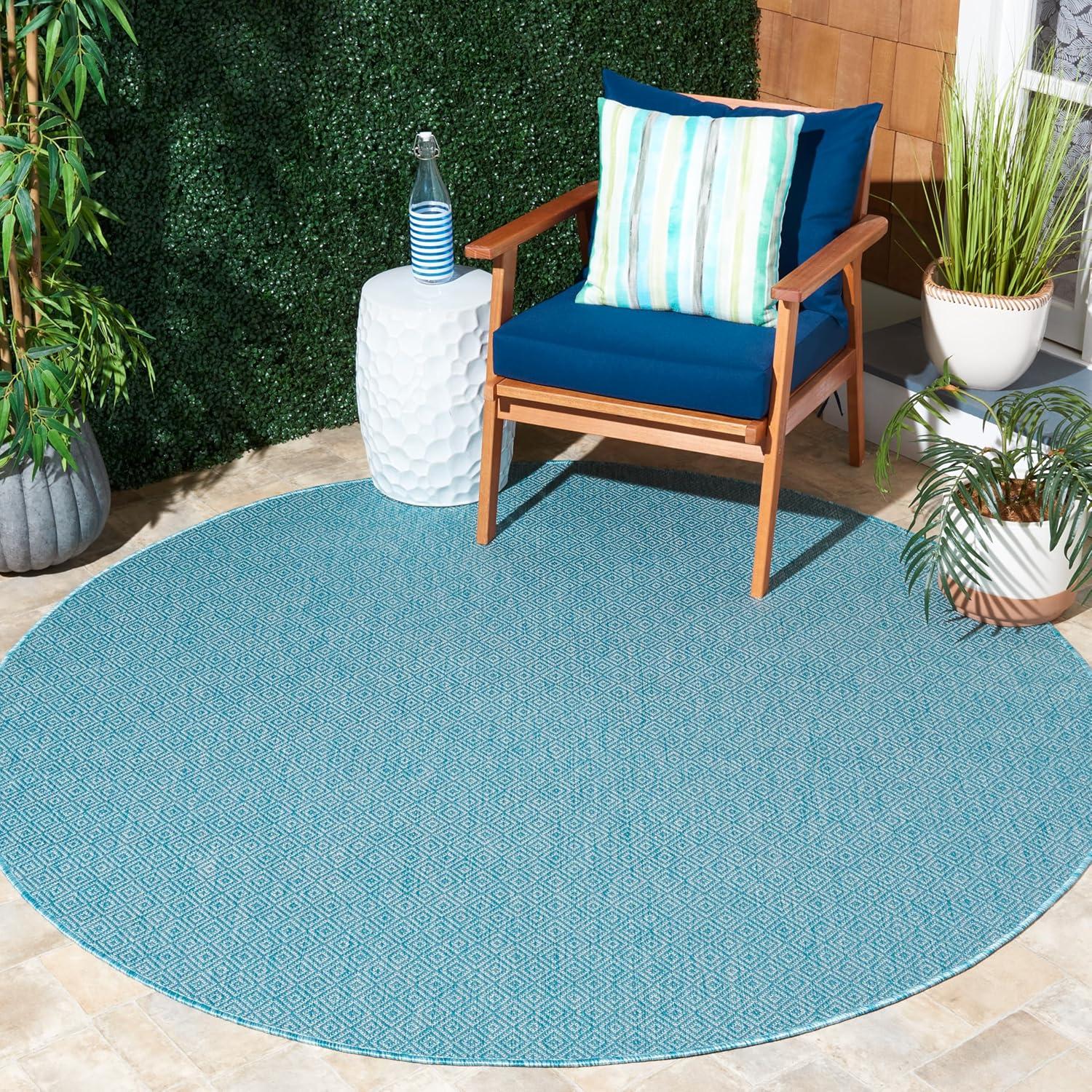 image:imageSAFAVIEH Washable Rug Outdoor Courtyard Collection 10 x 14 Grey NonShedding amp Easy Cleaning Ideal for Patio Backyard Mudroom CY852036811Aqua