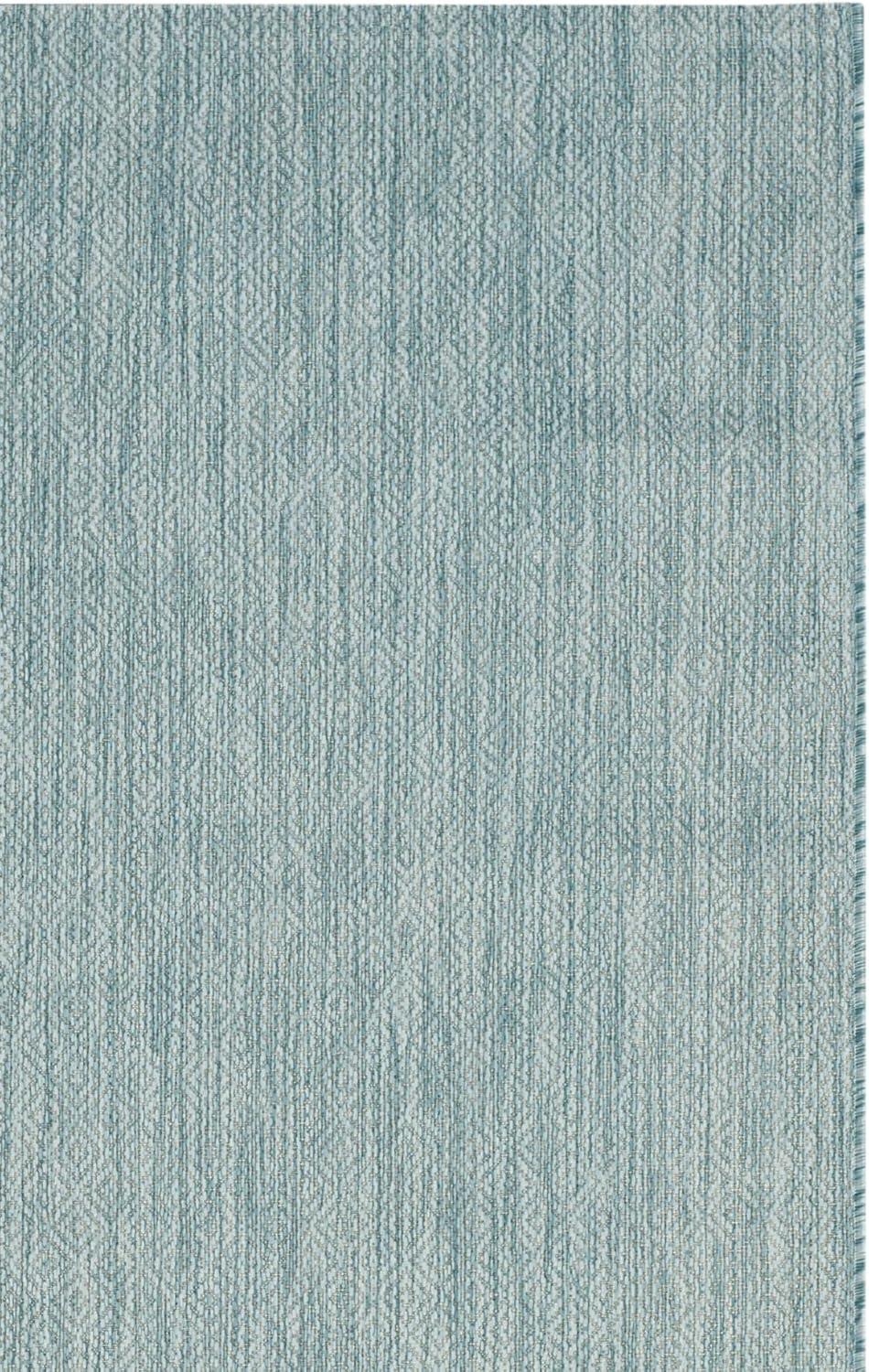 image:imageSAFAVIEH Washable Rug Outdoor Courtyard Collection 10 x 14 Grey NonShedding amp Easy Cleaning Ideal for Patio Backyard Mudroom CY852036811Aqua