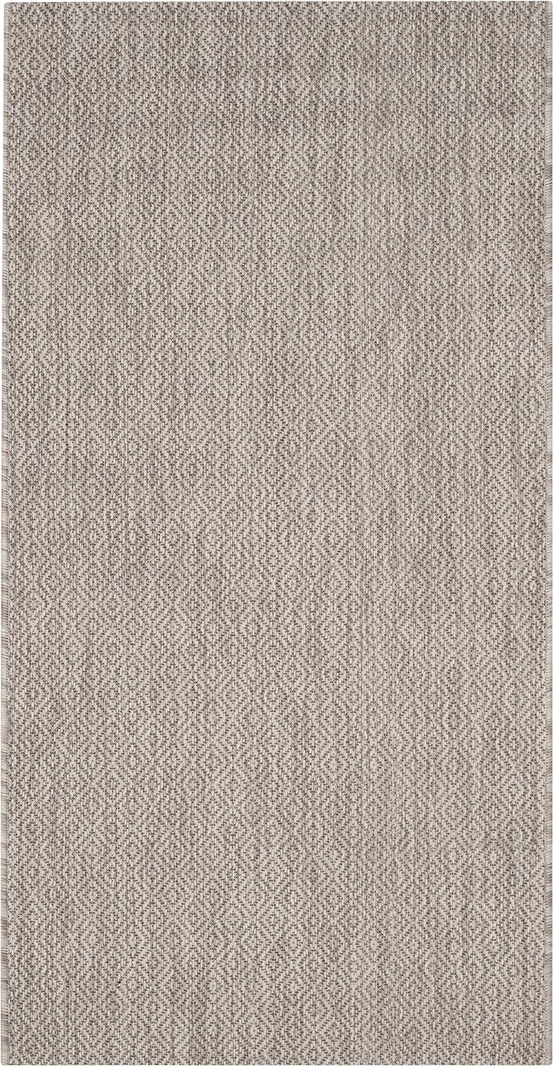 image:imageSAFAVIEH Washable Rug Outdoor Courtyard Collection 10 x 14 Grey NonShedding amp Easy Cleaning Ideal for Patio Backyard Mudroom CY852036811Beige