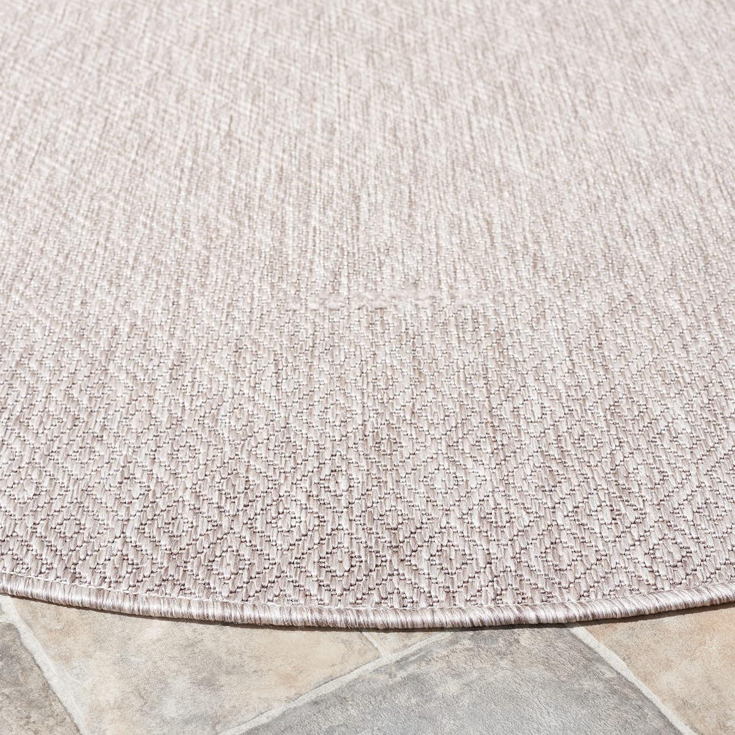 image:imageSAFAVIEH Washable Rug Outdoor Courtyard Collection 10 x 14 Grey NonShedding amp Easy Cleaning Ideal for Patio Backyard Mudroom CY852036811Beige