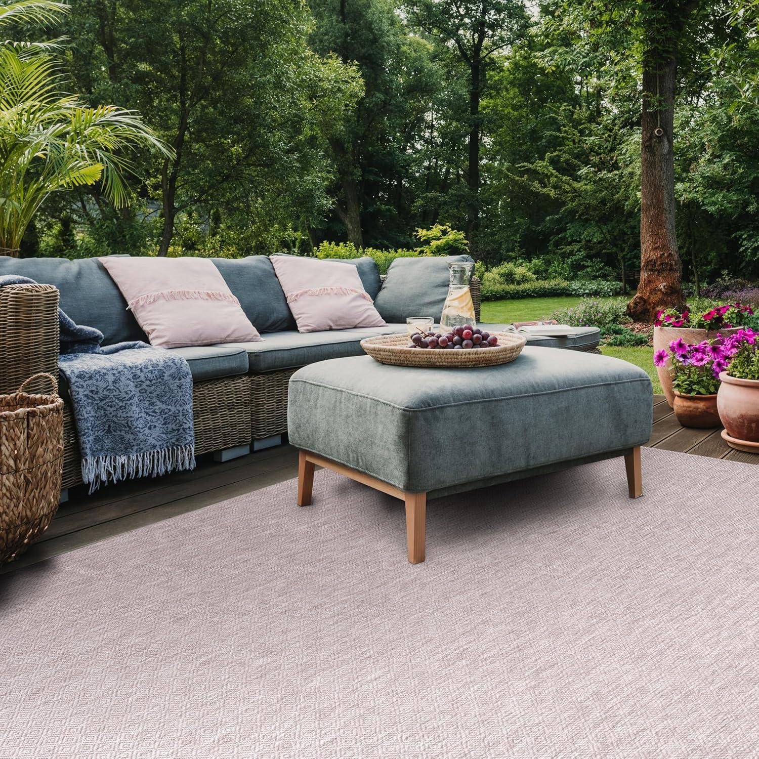 image:imageSAFAVIEH Washable Rug Outdoor Courtyard Collection 10 x 14 Grey NonShedding amp Easy Cleaning Ideal for Patio Backyard Mudroom CY852036811Beige