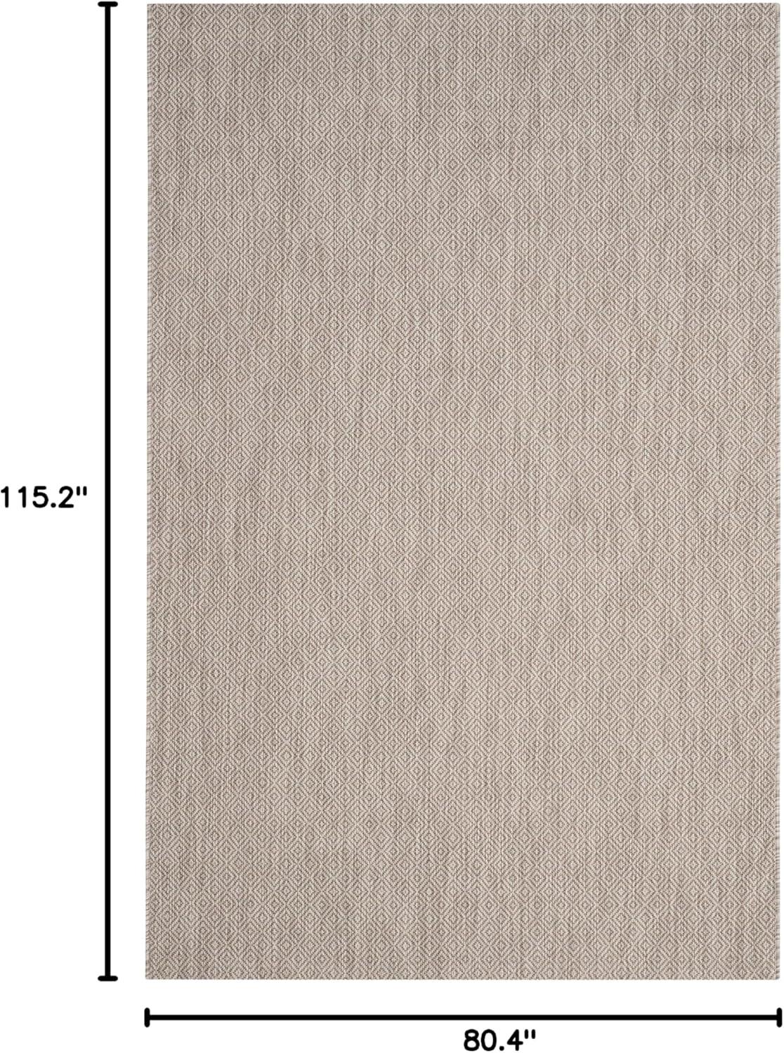 image:imageSAFAVIEH Washable Rug Outdoor Courtyard Collection 10 x 14 Grey NonShedding amp Easy Cleaning Ideal for Patio Backyard Mudroom CY852036811Beige