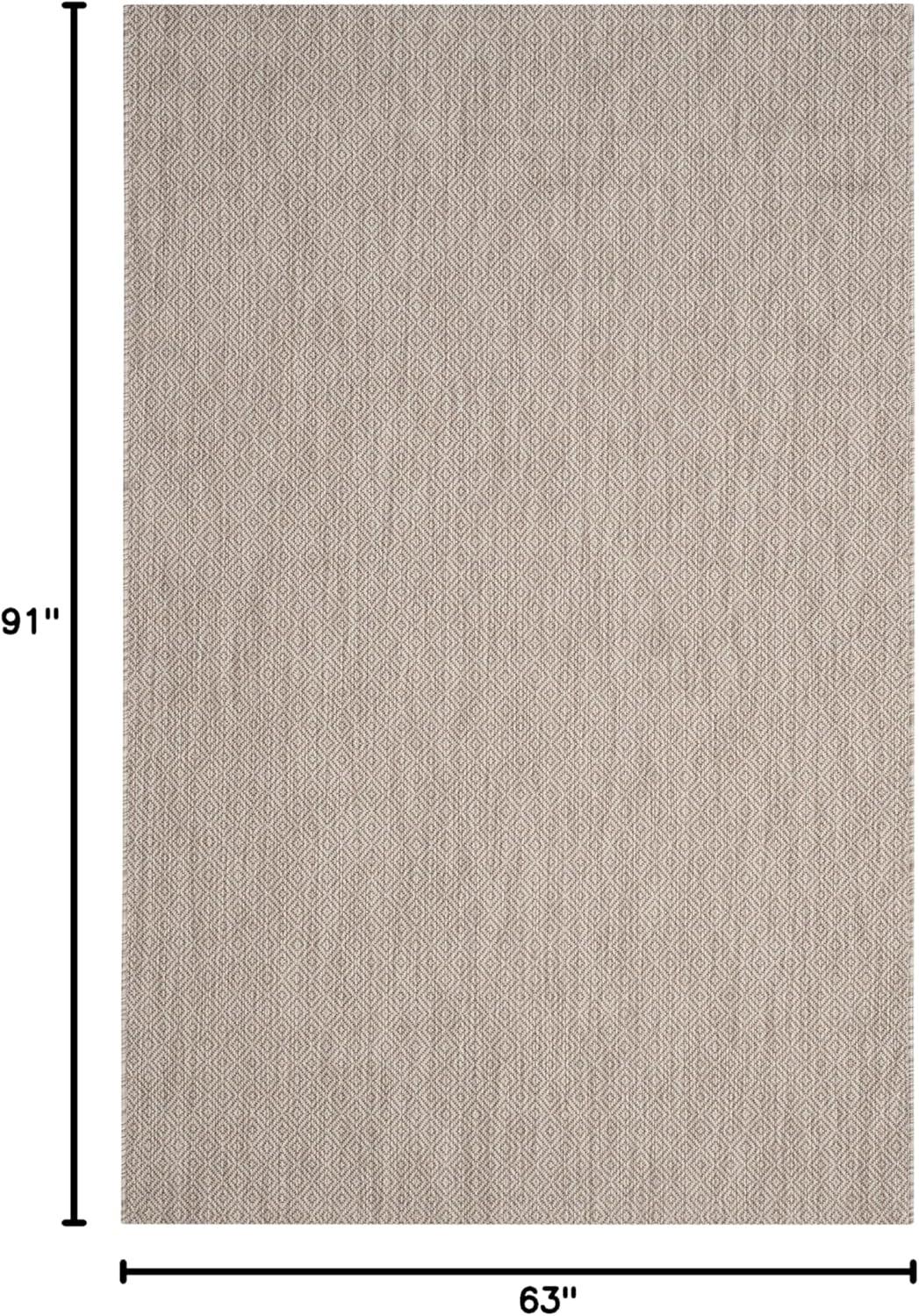image:imageSAFAVIEH Washable Rug Outdoor Courtyard Collection 10 x 14 Grey NonShedding amp Easy Cleaning Ideal for Patio Backyard Mudroom CY852036811Beige
