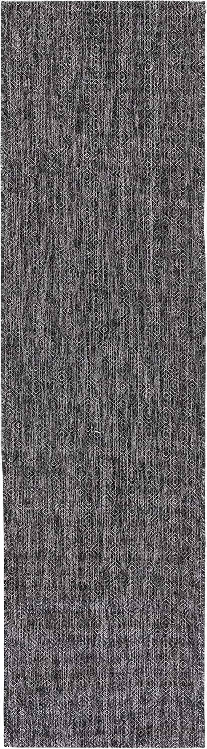 image:imageSAFAVIEH Washable Rug Outdoor Courtyard Collection 10 x 14 Grey NonShedding amp Easy Cleaning Ideal for Patio Backyard Mudroom CY852036811BlackGrey