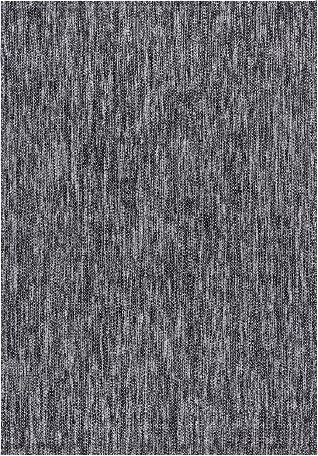 image:imageSAFAVIEH Washable Rug Outdoor Courtyard Collection 10 x 14 Grey NonShedding amp Easy Cleaning Ideal for Patio Backyard Mudroom CY852036811BlackGrey