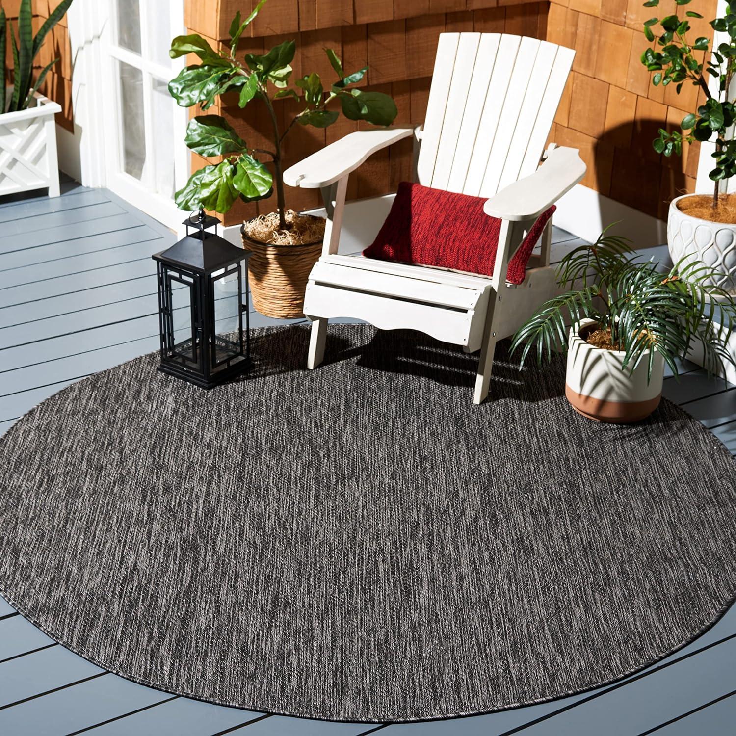 image:imageSAFAVIEH Washable Rug Outdoor Courtyard Collection 10 x 14 Grey NonShedding amp Easy Cleaning Ideal for Patio Backyard Mudroom CY852036811BlackGrey