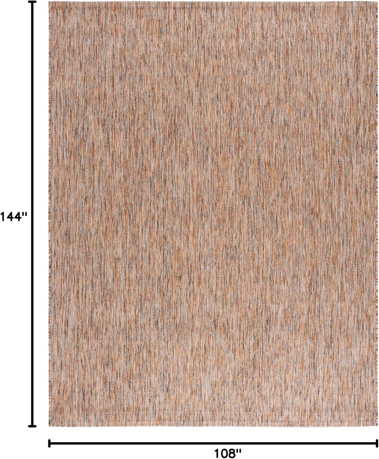 image:imageSAFAVIEH Washable Rug Outdoor Courtyard Collection 10 x 14 Grey NonShedding amp Easy Cleaning Ideal for Patio Backyard Mudroom CY852036811Dark GreyRust