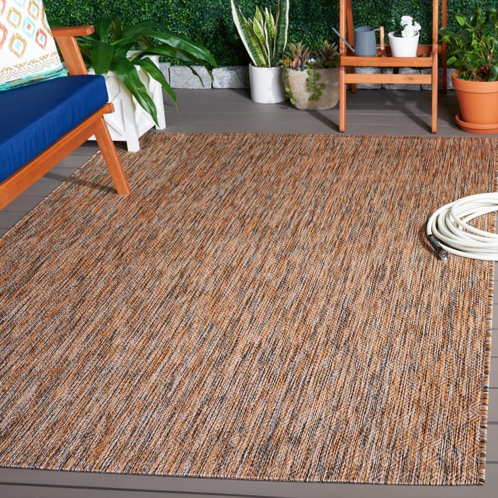 image:imageSAFAVIEH Washable Rug Outdoor Courtyard Collection 10 x 14 Grey NonShedding amp Easy Cleaning Ideal for Patio Backyard Mudroom CY852036811Dark GreyRust