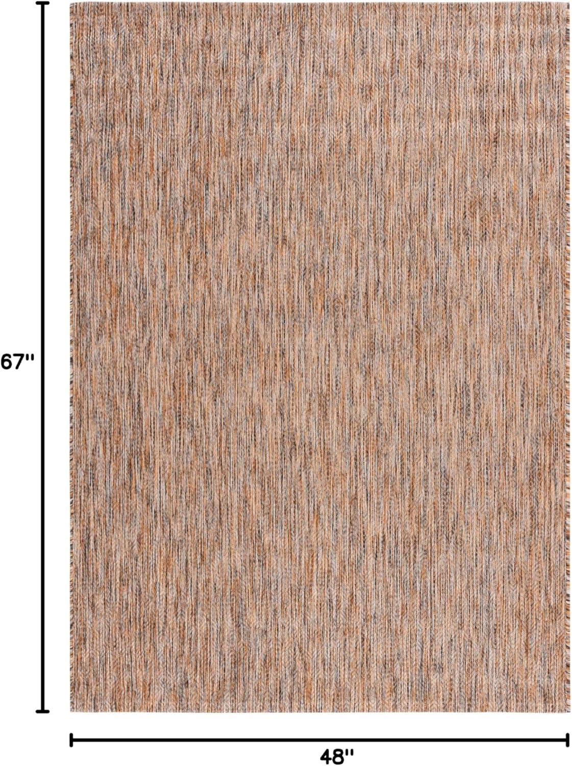 image:imageSAFAVIEH Washable Rug Outdoor Courtyard Collection 10 x 14 Grey NonShedding amp Easy Cleaning Ideal for Patio Backyard Mudroom CY852036811Dark GreyRust