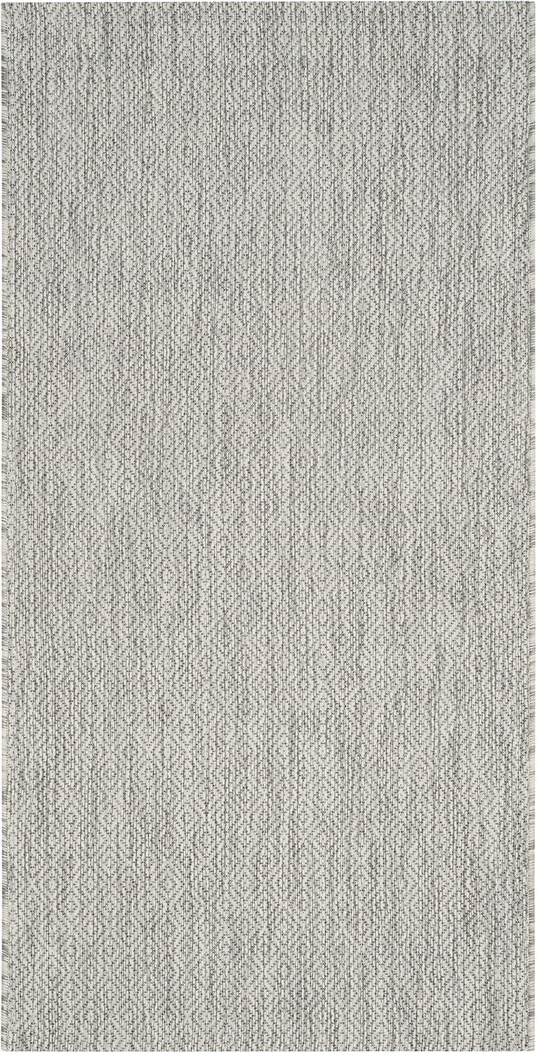 image:imageSAFAVIEH Washable Rug Outdoor Courtyard Collection 10 x 14 Grey NonShedding amp Easy Cleaning Ideal for Patio Backyard Mudroom CY852036811Grey