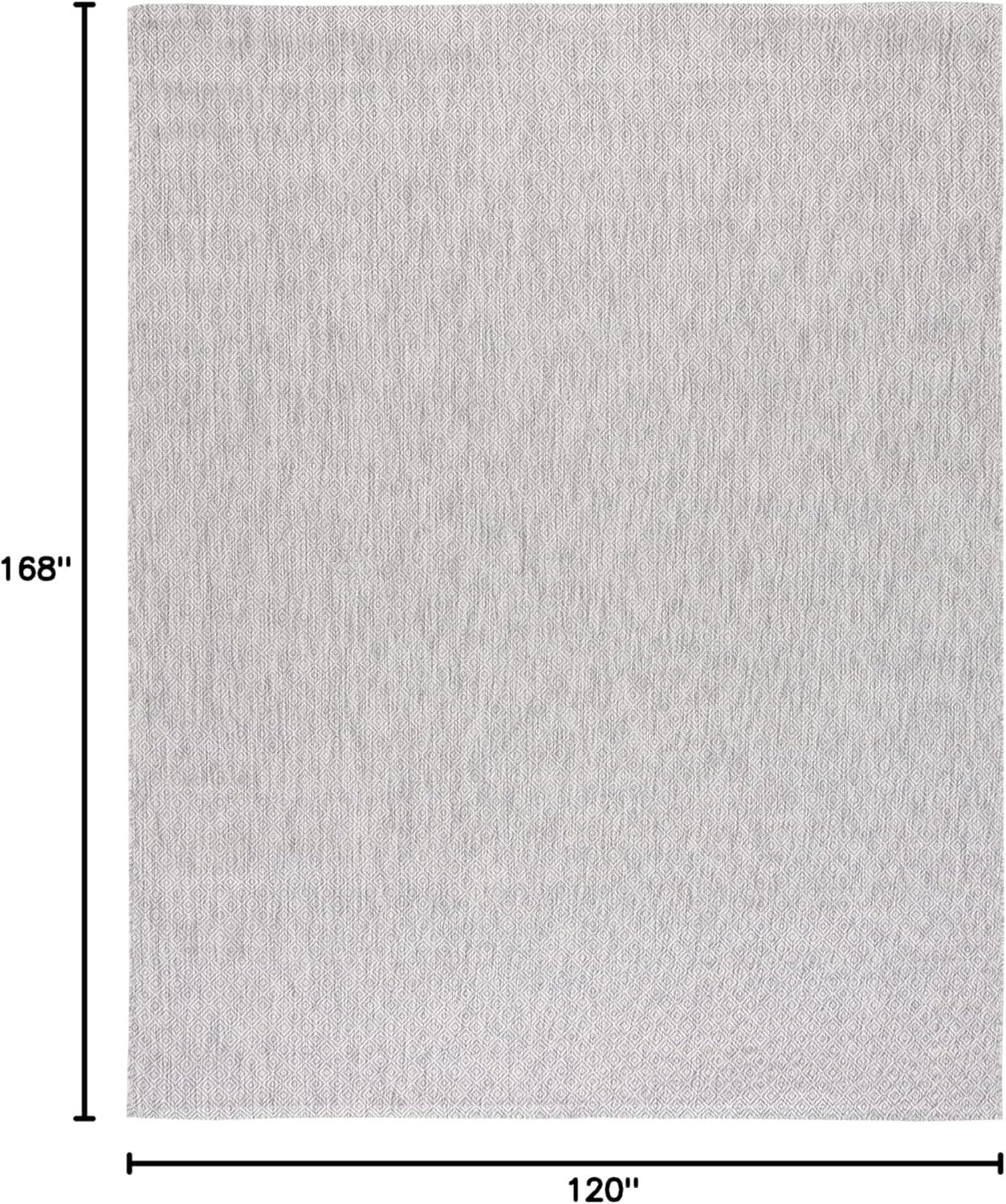 image:imageSAFAVIEH Washable Rug Outdoor Courtyard Collection 10 x 14 Grey NonShedding amp Easy Cleaning Ideal for Patio Backyard Mudroom CY852036811Grey