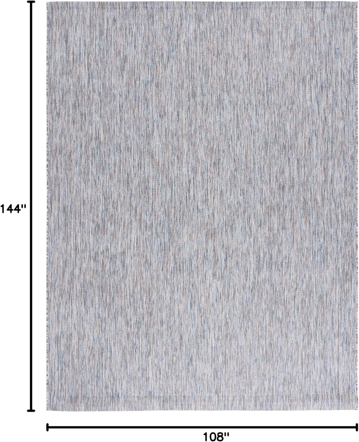 image:imageSAFAVIEH Washable Rug Outdoor Courtyard Collection 10 x 14 Grey NonShedding amp Easy Cleaning Ideal for Patio Backyard Mudroom CY852036811Ivory BlueBeige