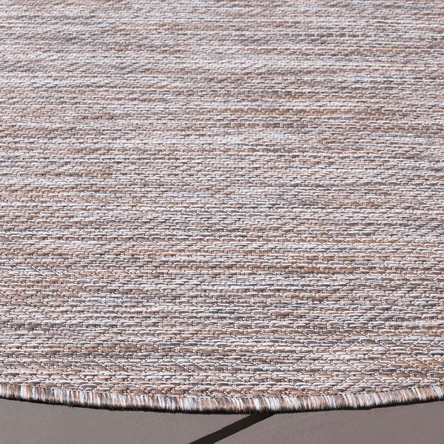 image:imageSAFAVIEH Washable Rug Outdoor Courtyard Collection 10 x 14 Grey NonShedding amp Easy Cleaning Ideal for Patio Backyard Mudroom CY852036811IvoryBeige Grey