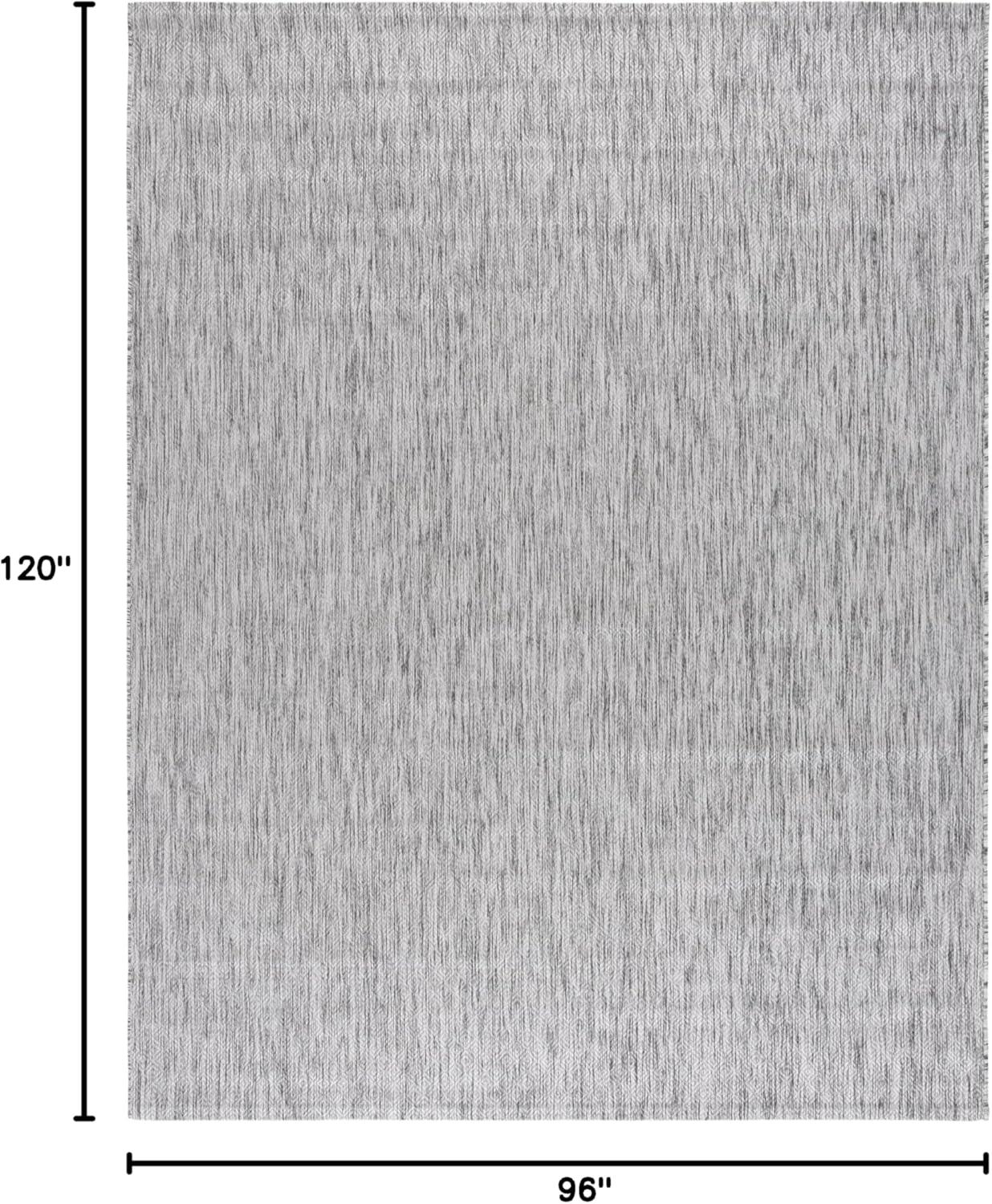 image:imageSAFAVIEH Washable Rug Outdoor Courtyard Collection 10 x 14 Grey NonShedding amp Easy Cleaning Ideal for Patio Backyard Mudroom CY852036811Light GreyDark Grey