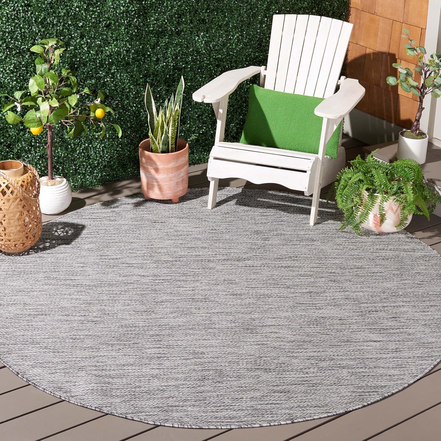 image:imageSAFAVIEH Washable Rug Outdoor Courtyard Collection 10 x 14 Grey NonShedding amp Easy Cleaning Ideal for Patio Backyard Mudroom CY852036811Light GreyDark Grey