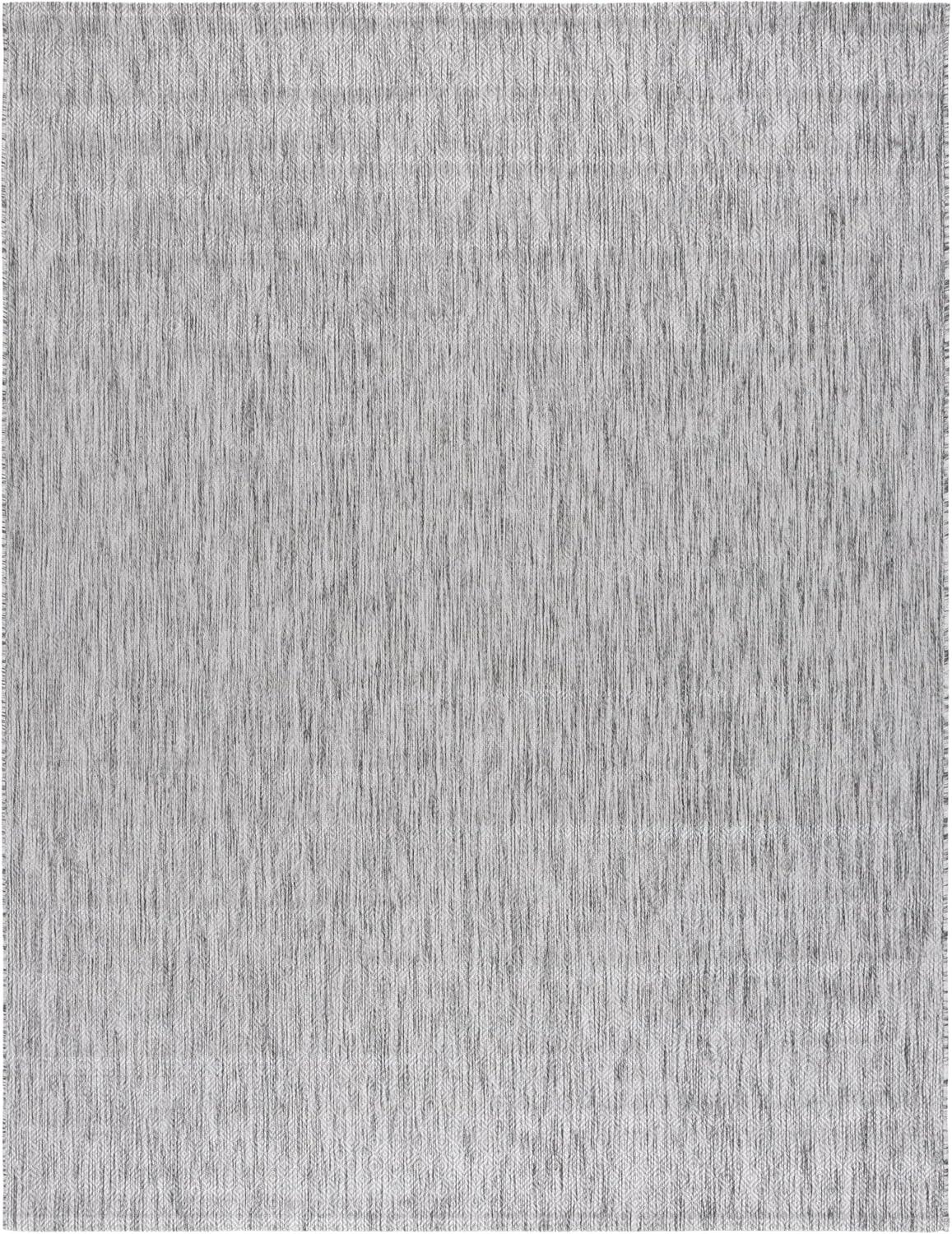 image:imageSAFAVIEH Washable Rug Outdoor Courtyard Collection 10 x 14 Grey NonShedding amp Easy Cleaning Ideal for Patio Backyard Mudroom CY852036811Light GreyDark Grey