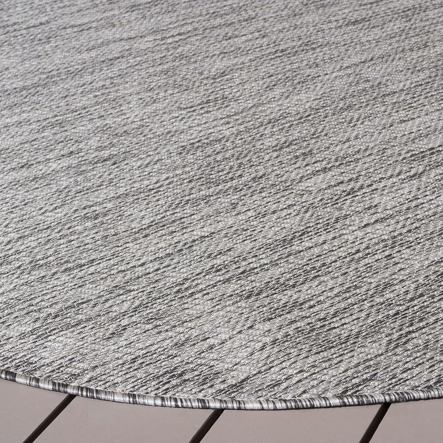image:imageSAFAVIEH Washable Rug Outdoor Courtyard Collection 10 x 14 Grey NonShedding amp Easy Cleaning Ideal for Patio Backyard Mudroom CY852036811Light GreyDark Grey