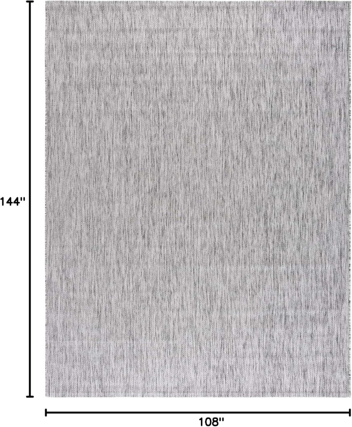 image:imageSAFAVIEH Washable Rug Outdoor Courtyard Collection 10 x 14 Grey NonShedding amp Easy Cleaning Ideal for Patio Backyard Mudroom CY852036811Light GreyDark Grey