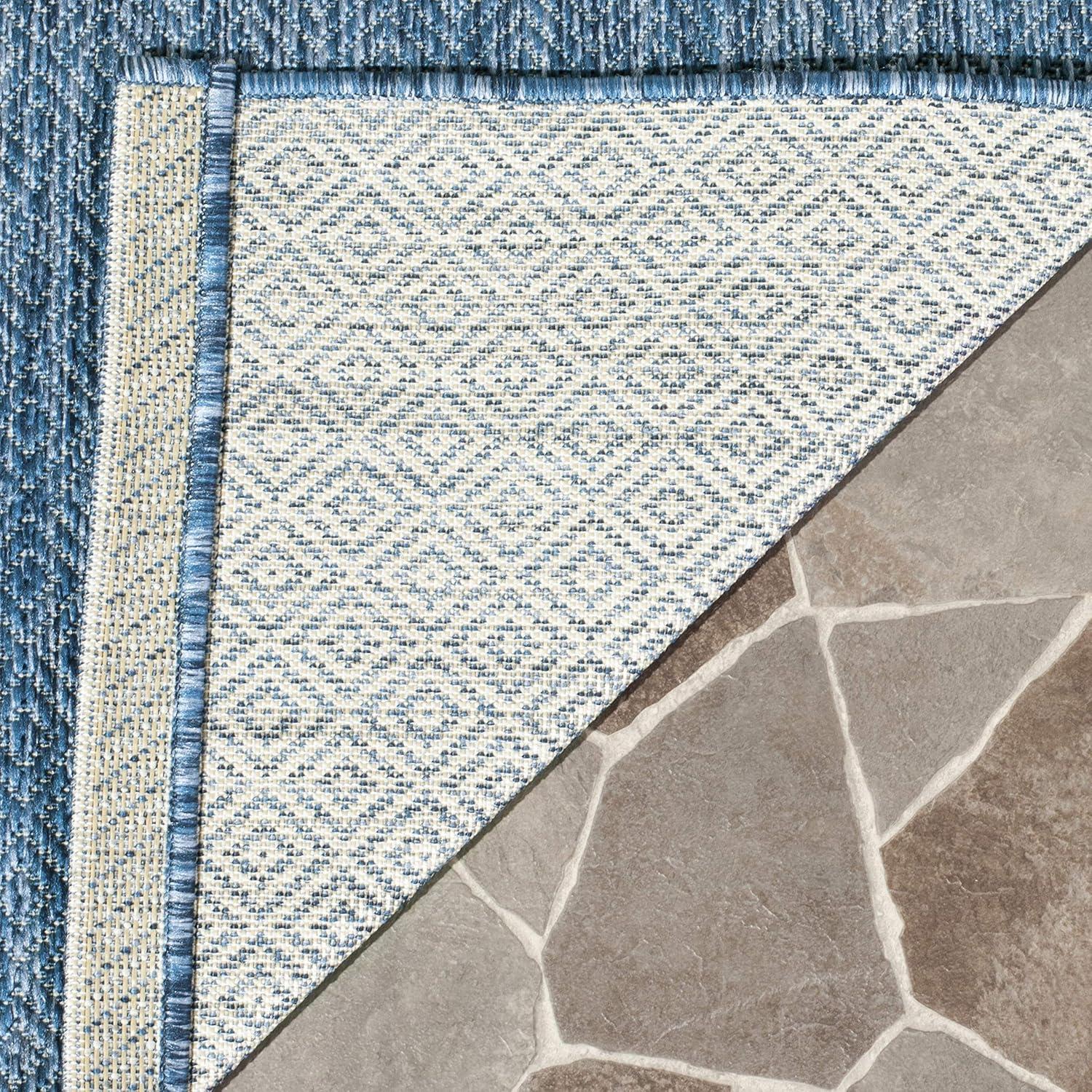 image:imageSAFAVIEH Washable Rug Outdoor Courtyard Collection 10 x 14 Grey NonShedding amp Easy Cleaning Ideal for Patio Backyard Mudroom CY852036811Navy