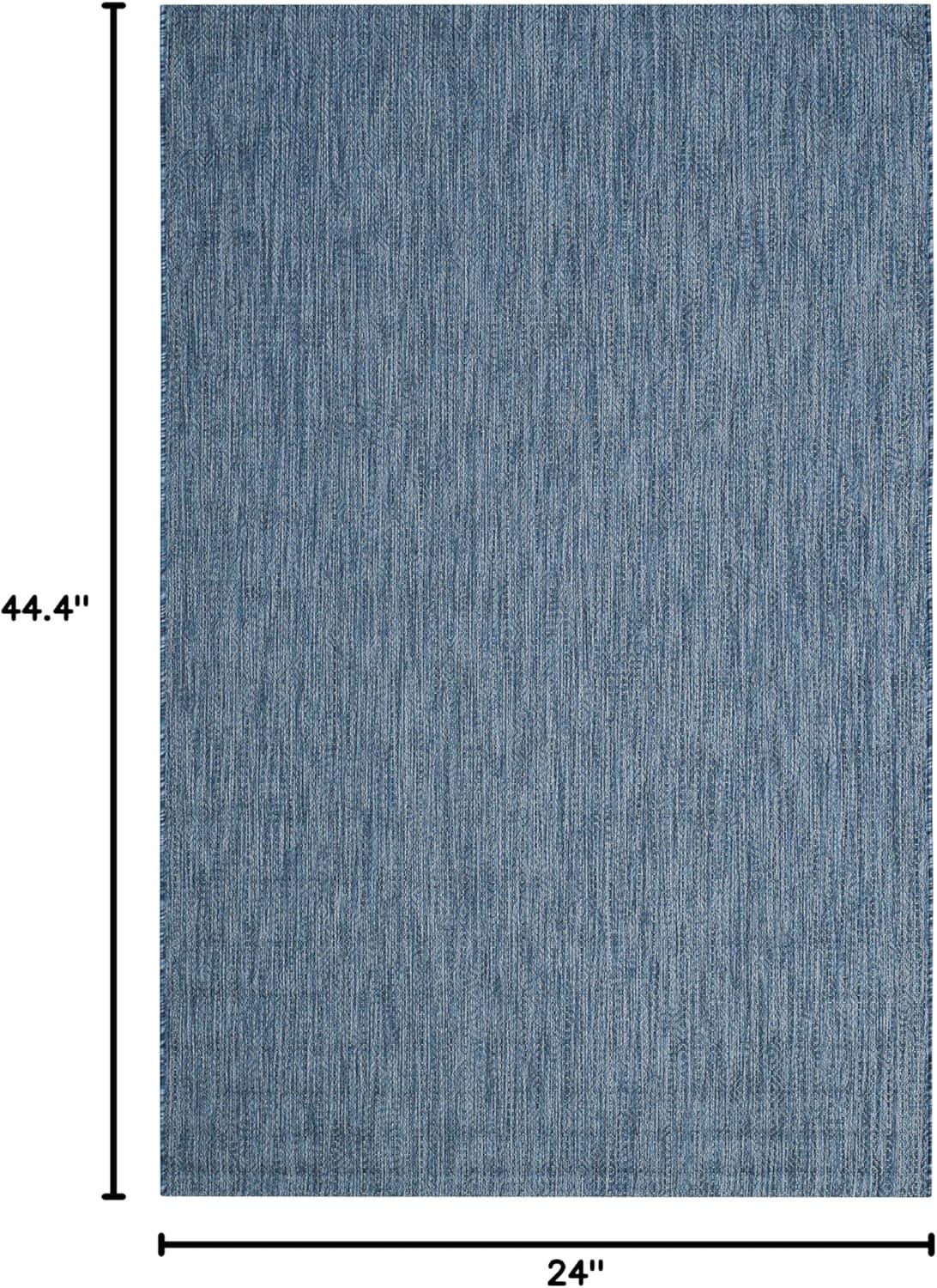 image:imageSAFAVIEH Washable Rug Outdoor Courtyard Collection 10 x 14 Grey NonShedding amp Easy Cleaning Ideal for Patio Backyard Mudroom CY852036811Navy