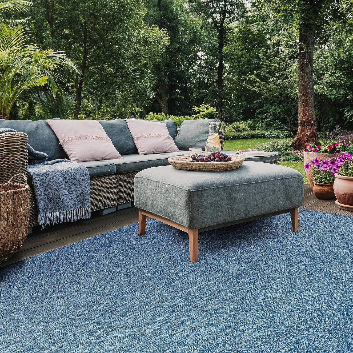 image:imageSAFAVIEH Washable Rug Outdoor Courtyard Collection 10 x 14 Grey NonShedding amp Easy Cleaning Ideal for Patio Backyard Mudroom CY852036811Navy